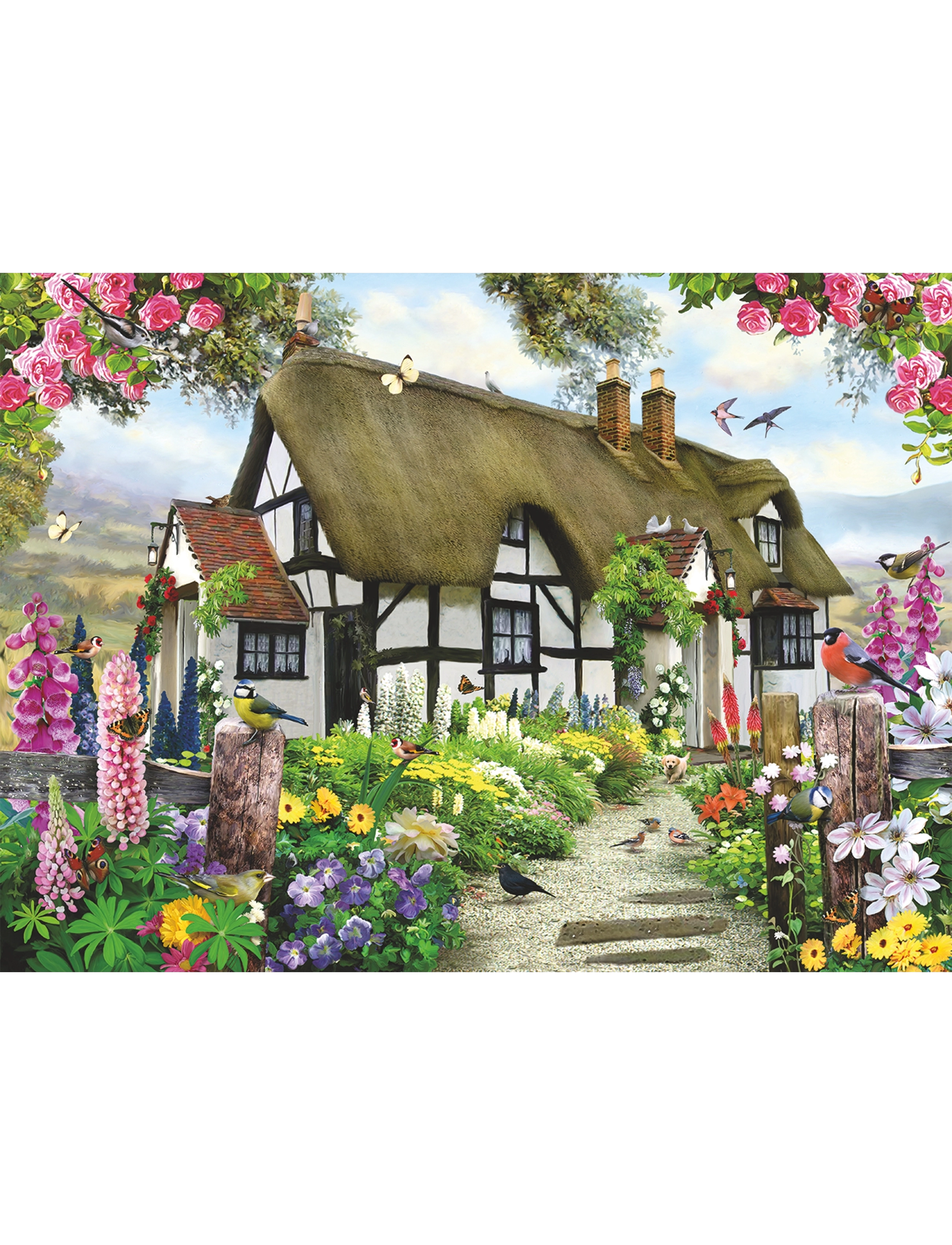 Ravensburger - Drømme hytte 500p - klassiske puslespill - multi coloured - 1