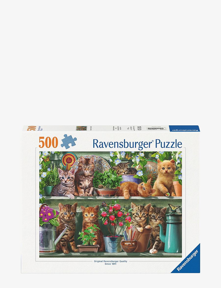 Ravensburger - Cats On The Shelf 500p - klassiska pussel - multi coloured - 0