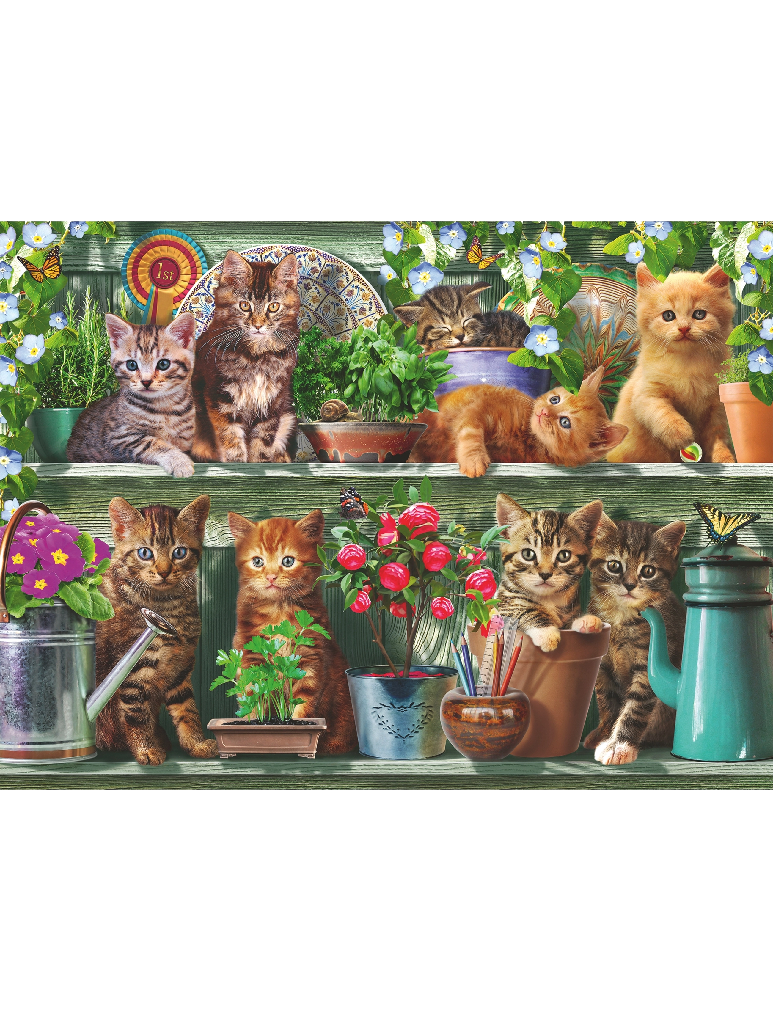 Ravensburger - Cats On The Shelf 500p - puslespil - multi coloured - 1