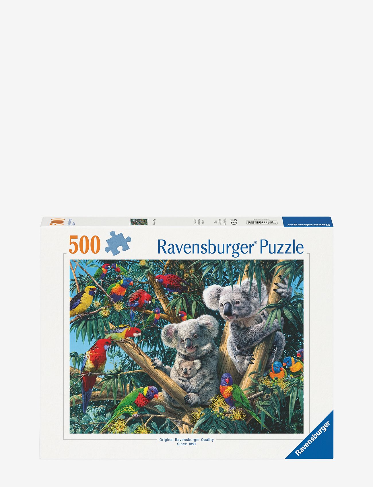 Ravensburger - Koalas In A Tree 500p - klassiske puslespil - multi coloured - 0
