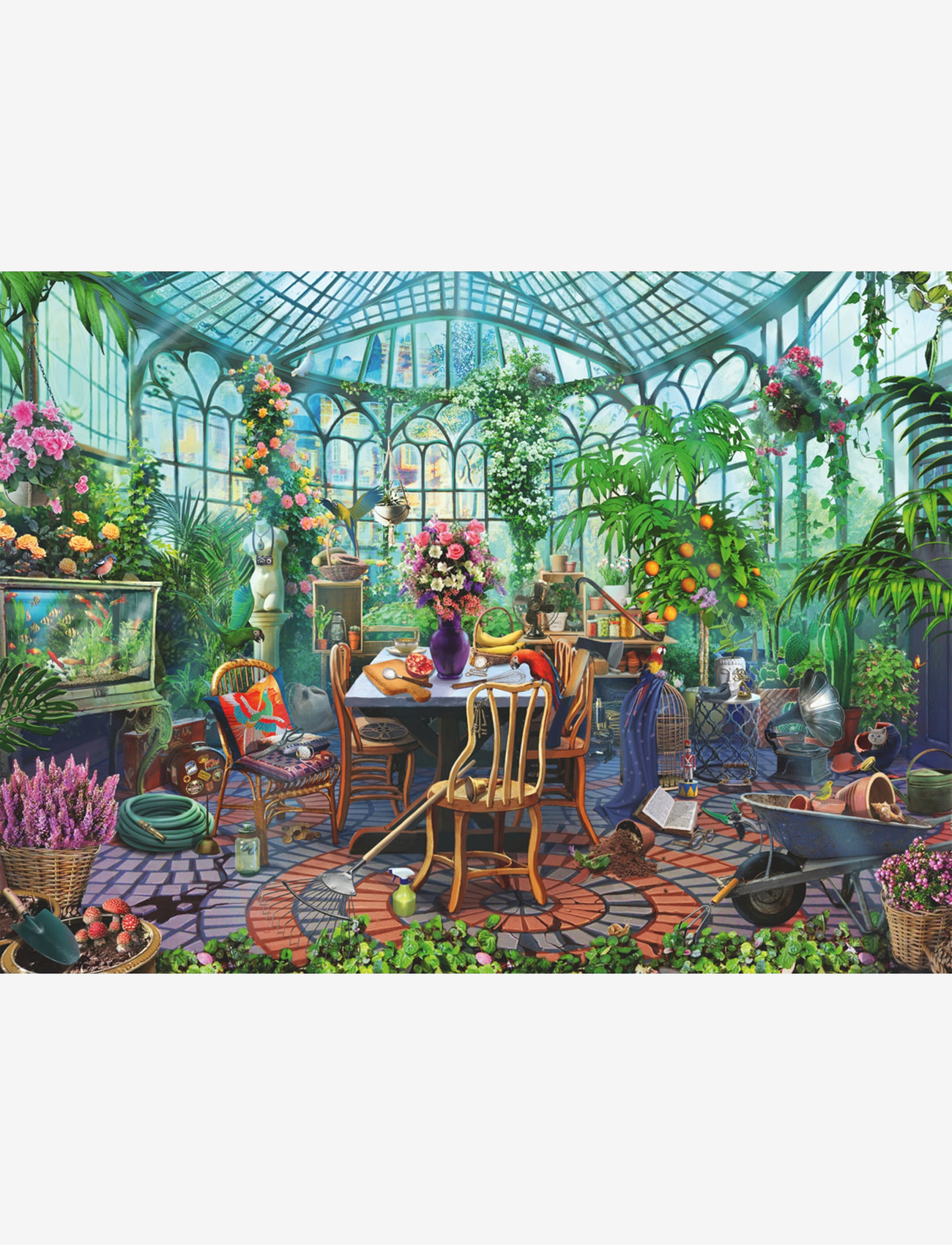 Ravensburger - Greenhouse Mornings 500p - klassiska pussel - multi coloured - 1