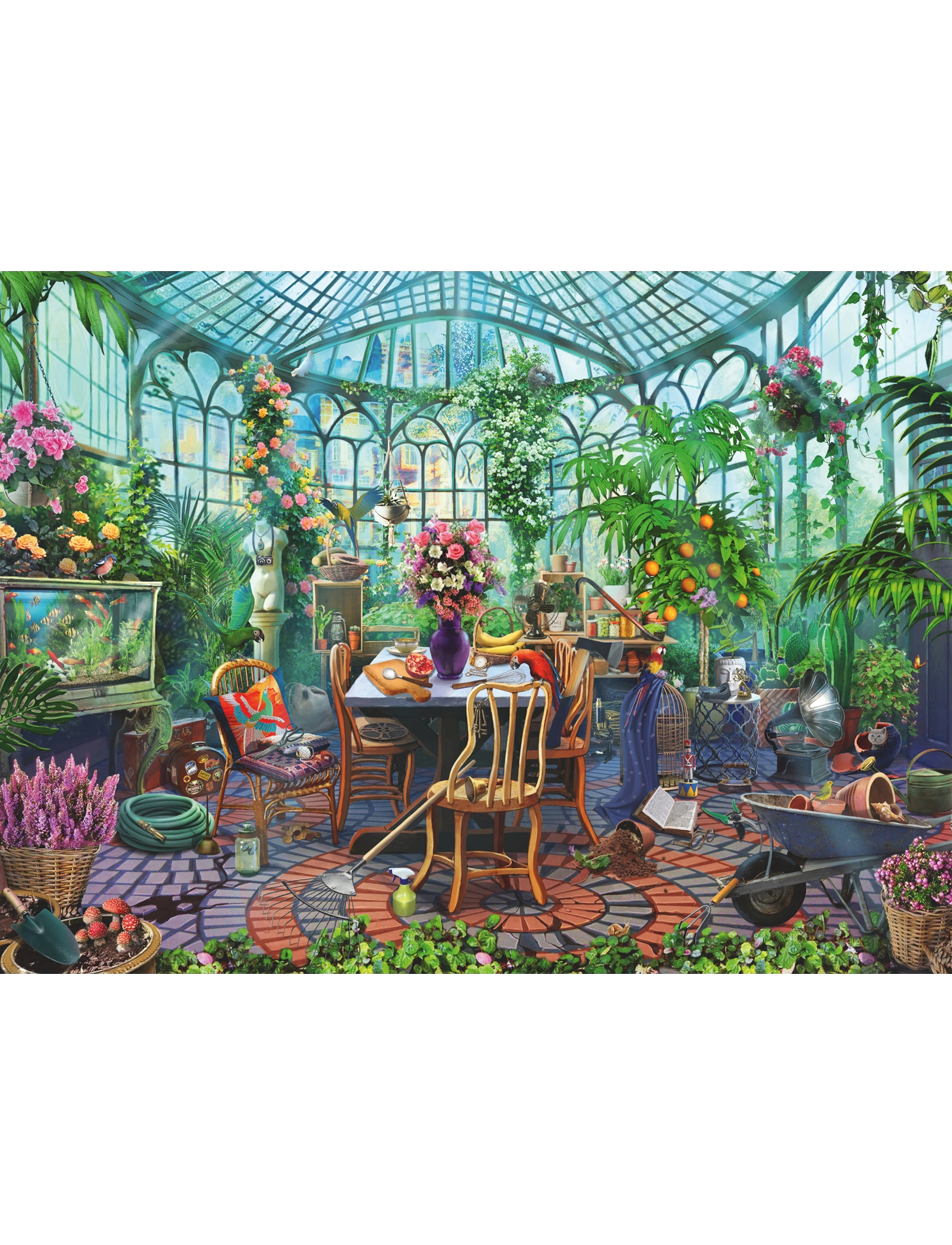 Ravensburger - Greenhouse Mornings 500p - klassiske puslespil - multi coloured - 1
