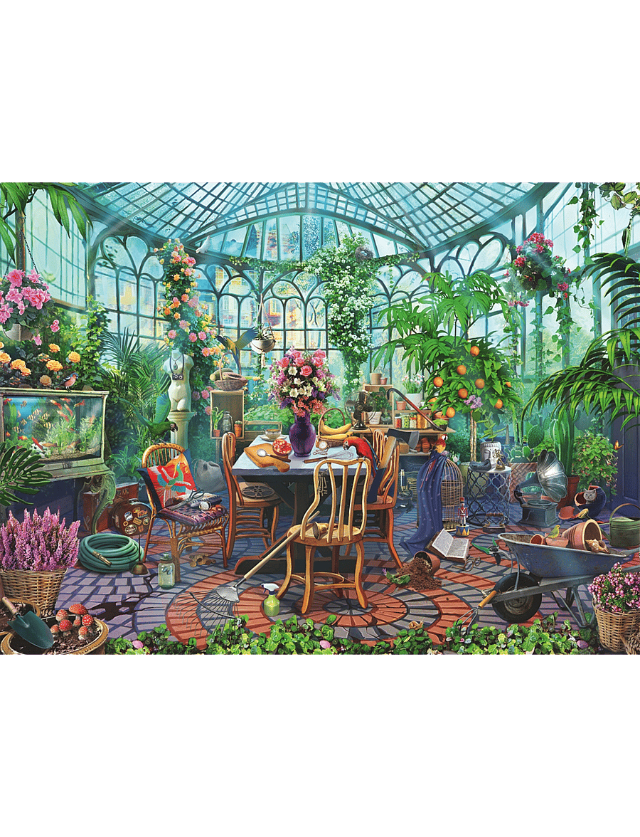 Ravensburger - Greenhouse Mornings 500p - klassiska pussel - multi coloured - 1