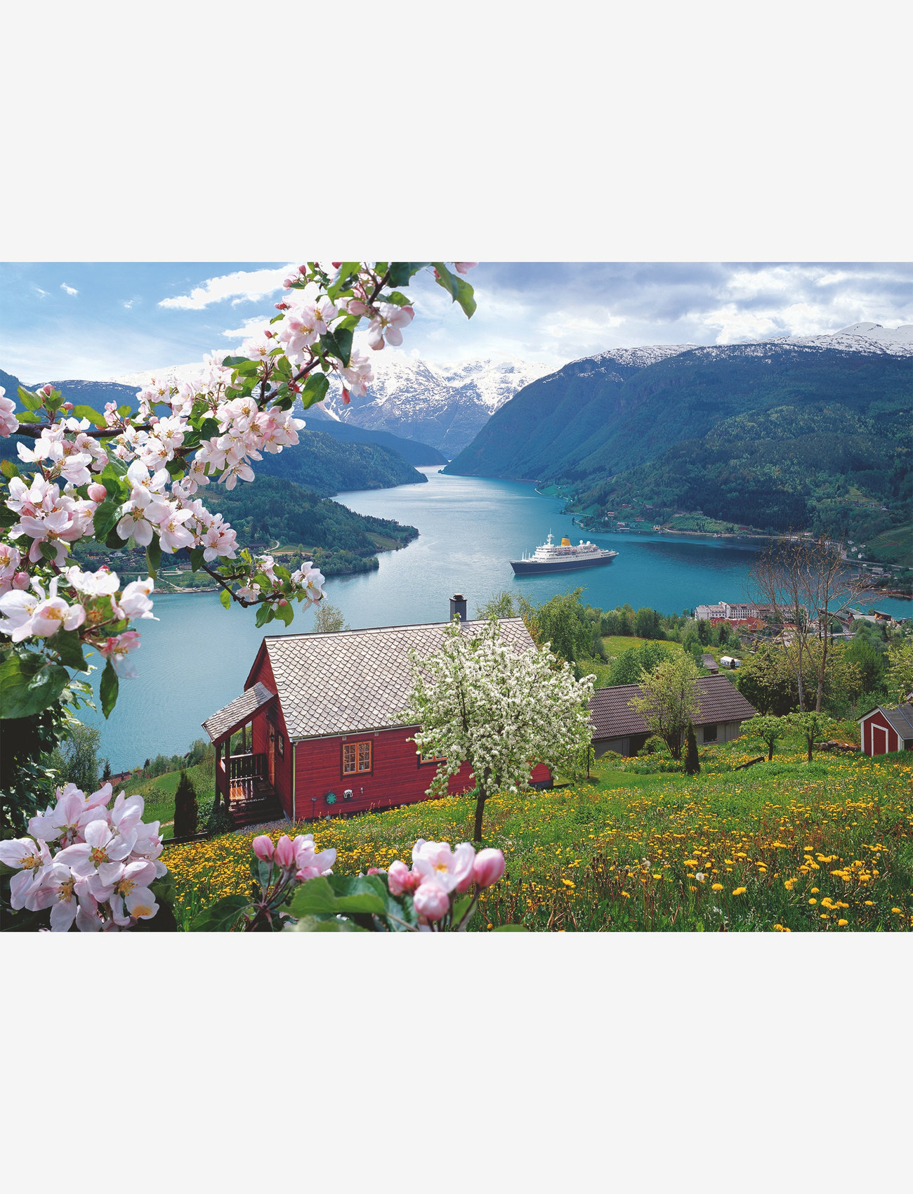 Ravensburger - Scandinavian Landscape 500p - klassiske puslespil - multi coloured - 1