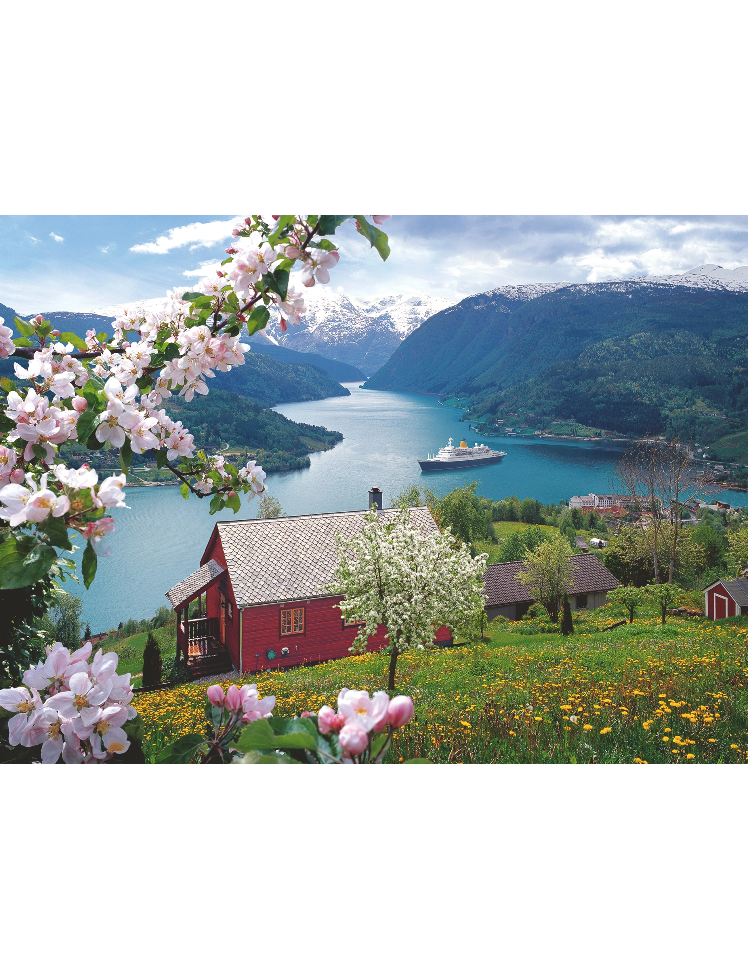 Ravensburger - Scandinavian Landscape 500p - klassiset palapelit - multi coloured - 1