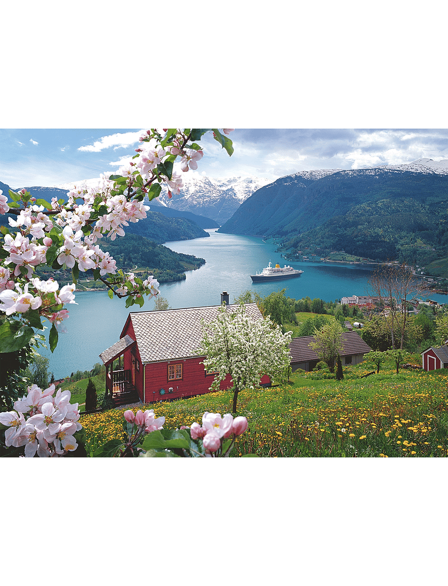 Ravensburger - Scandinavian Landscape 500p - klassiska pussel - multi coloured - 1