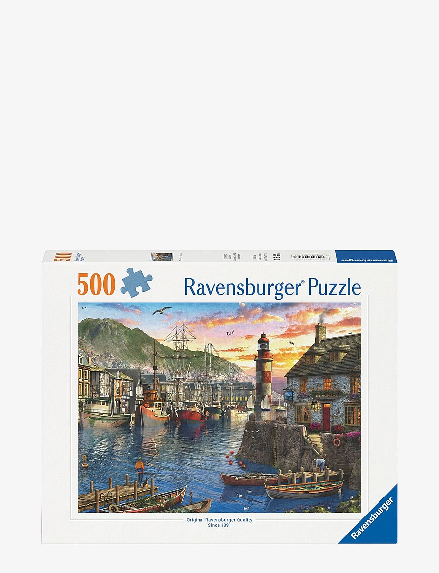 Ravensburger - Sunrise At The Port 500p - klassiska pussel - multi coloured - 0