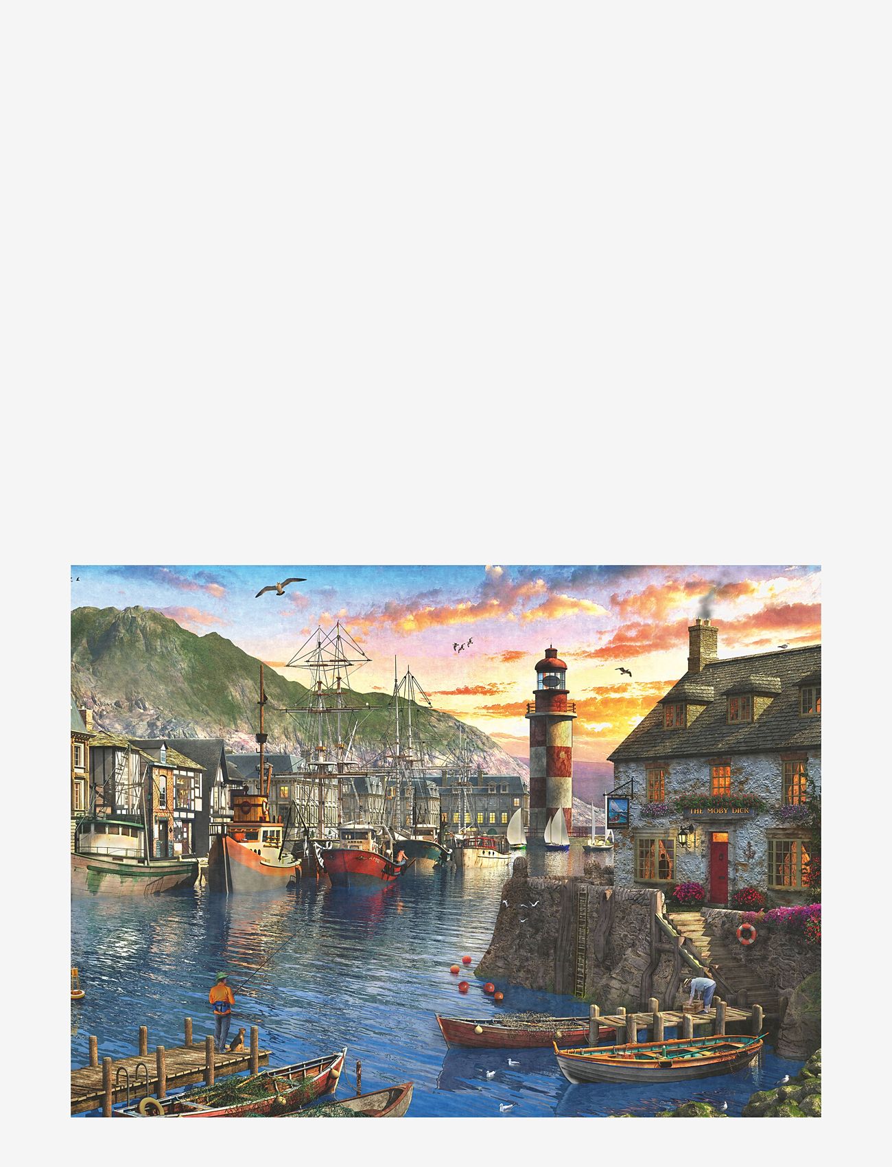 Ravensburger - Sunrise At The Port 500p - klassiska pussel - multi coloured - 1