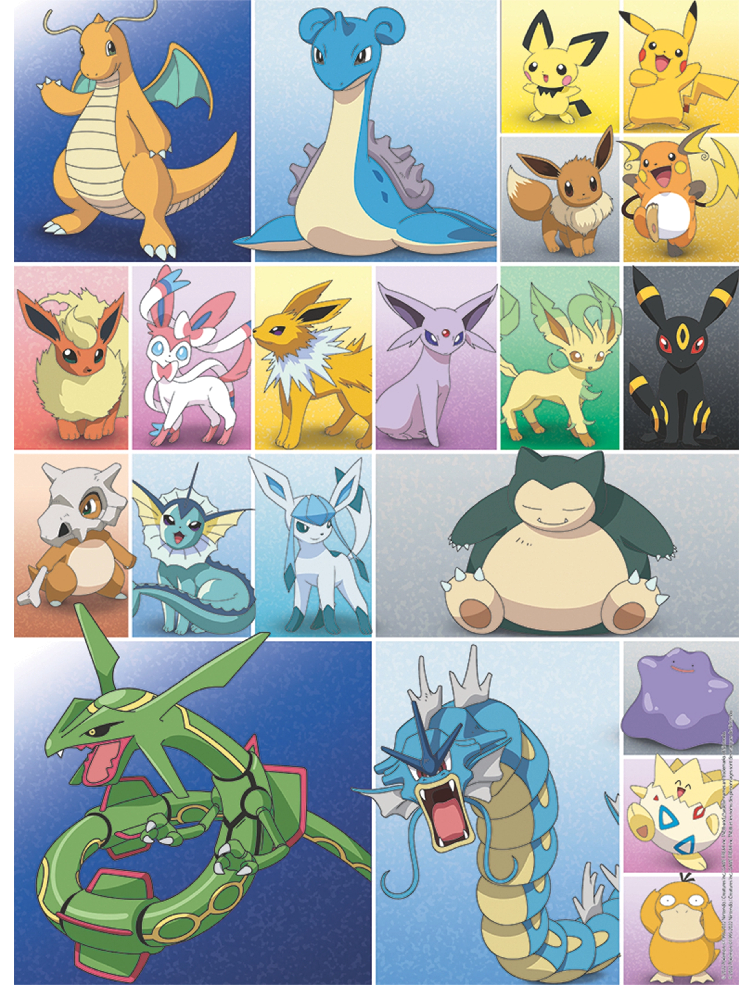 Ravensburger - Pokémon Collection 2x500p - klassiska pussel - multi coloured - 3