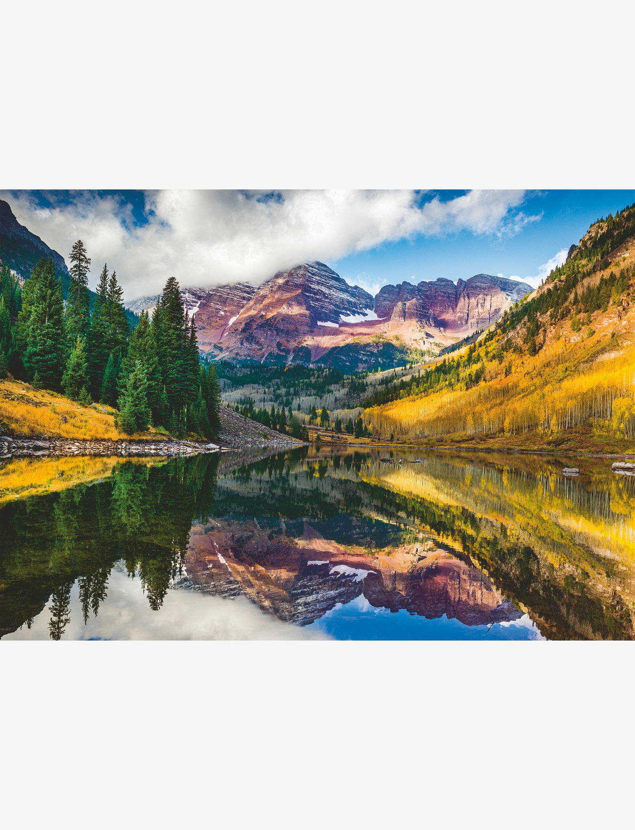 Ravensburger - Aspen, Colorado 1000p - klassiske puslespil - multi coloured - 1