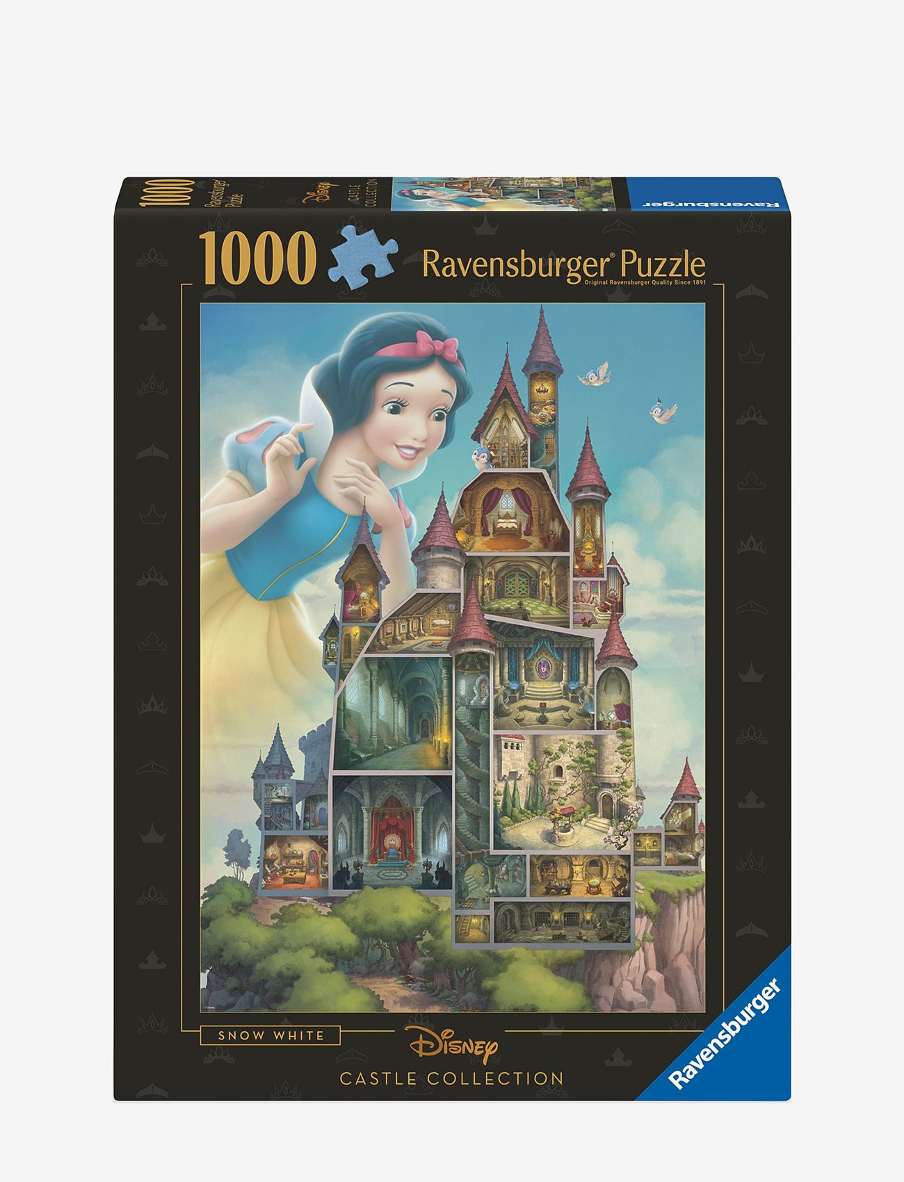 Ravensburger - Disney Castles Snow White 1000p - klassiske puslespil - multi coloured - 0