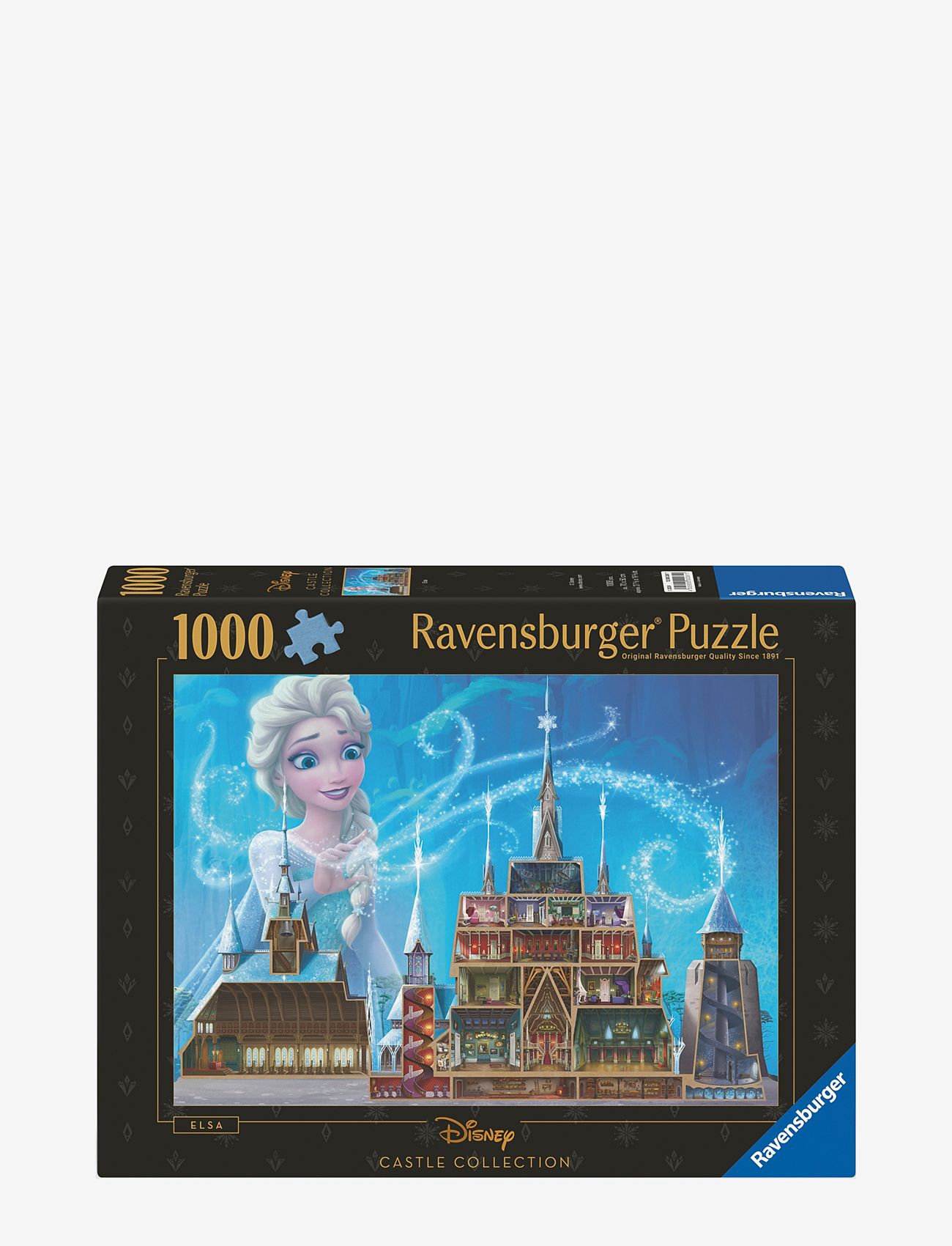 Ravensburger - Disney Castles Elsa 1000p - klassiska pussel - multi coloured - 0