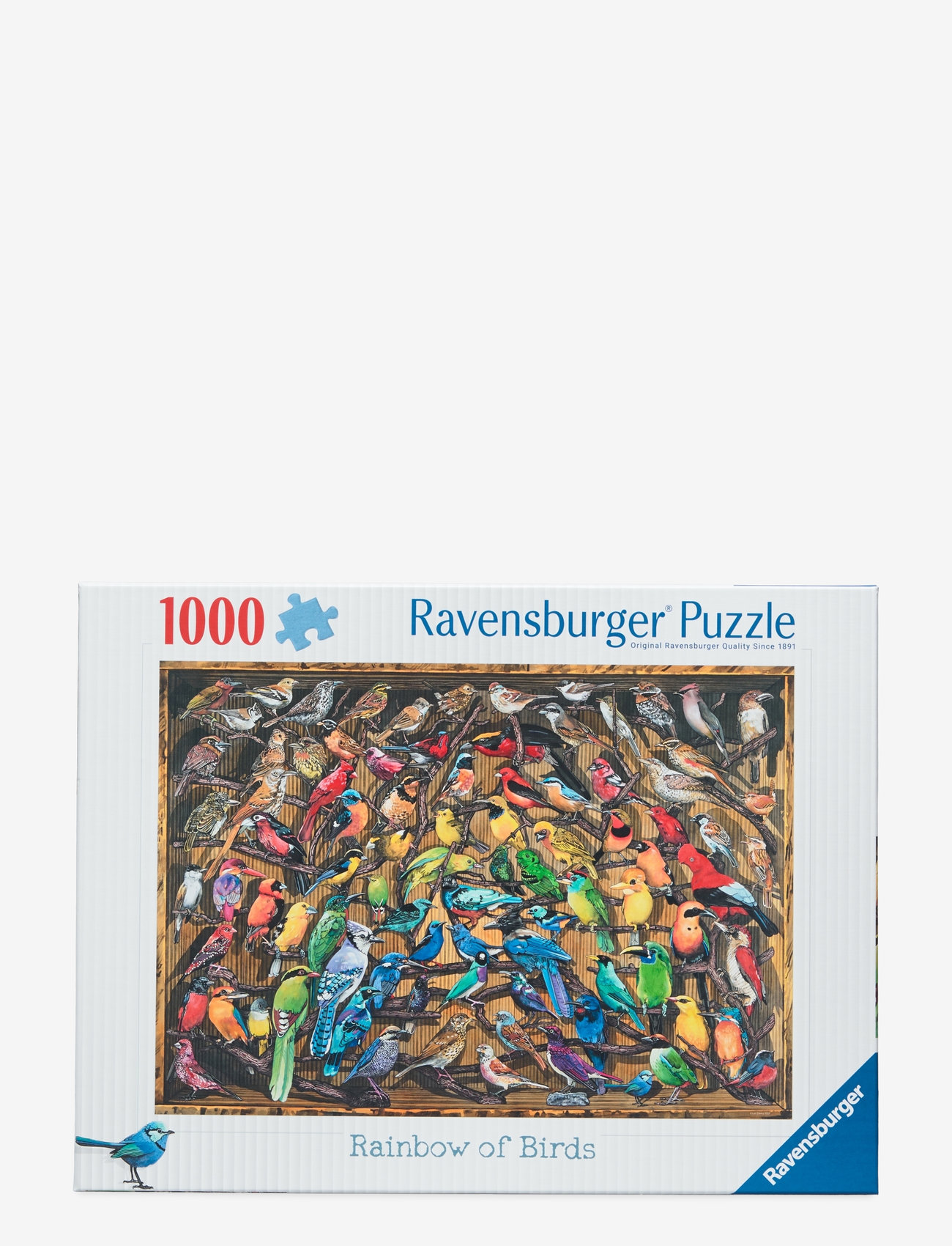Ravensburger - Rainbow of Birds 1000p - klassiske puslespil - multi coloured - 0