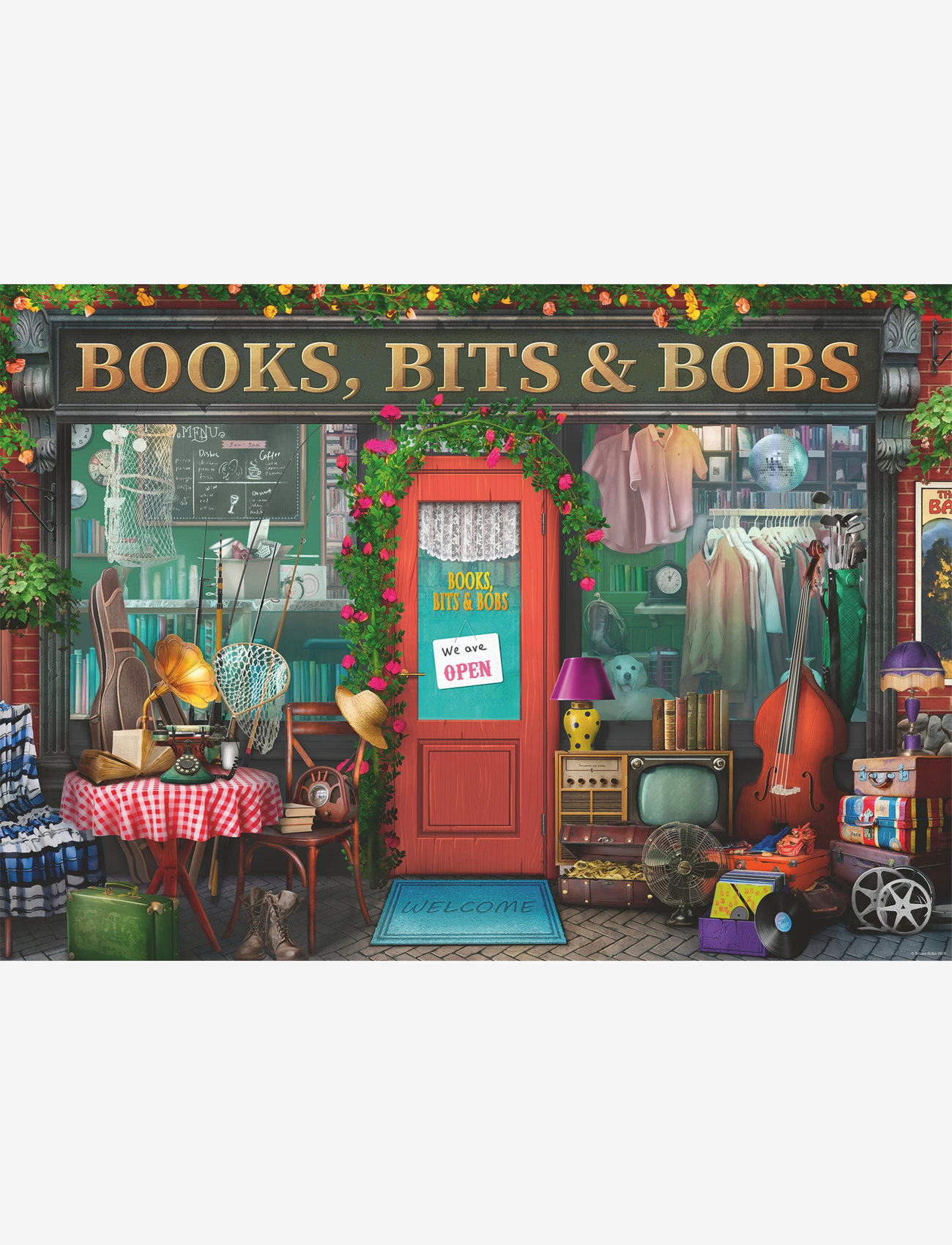 Ravensburger - Books, Bit's & Bobs 1000p - klassiske puslespil - multi coloured - 1