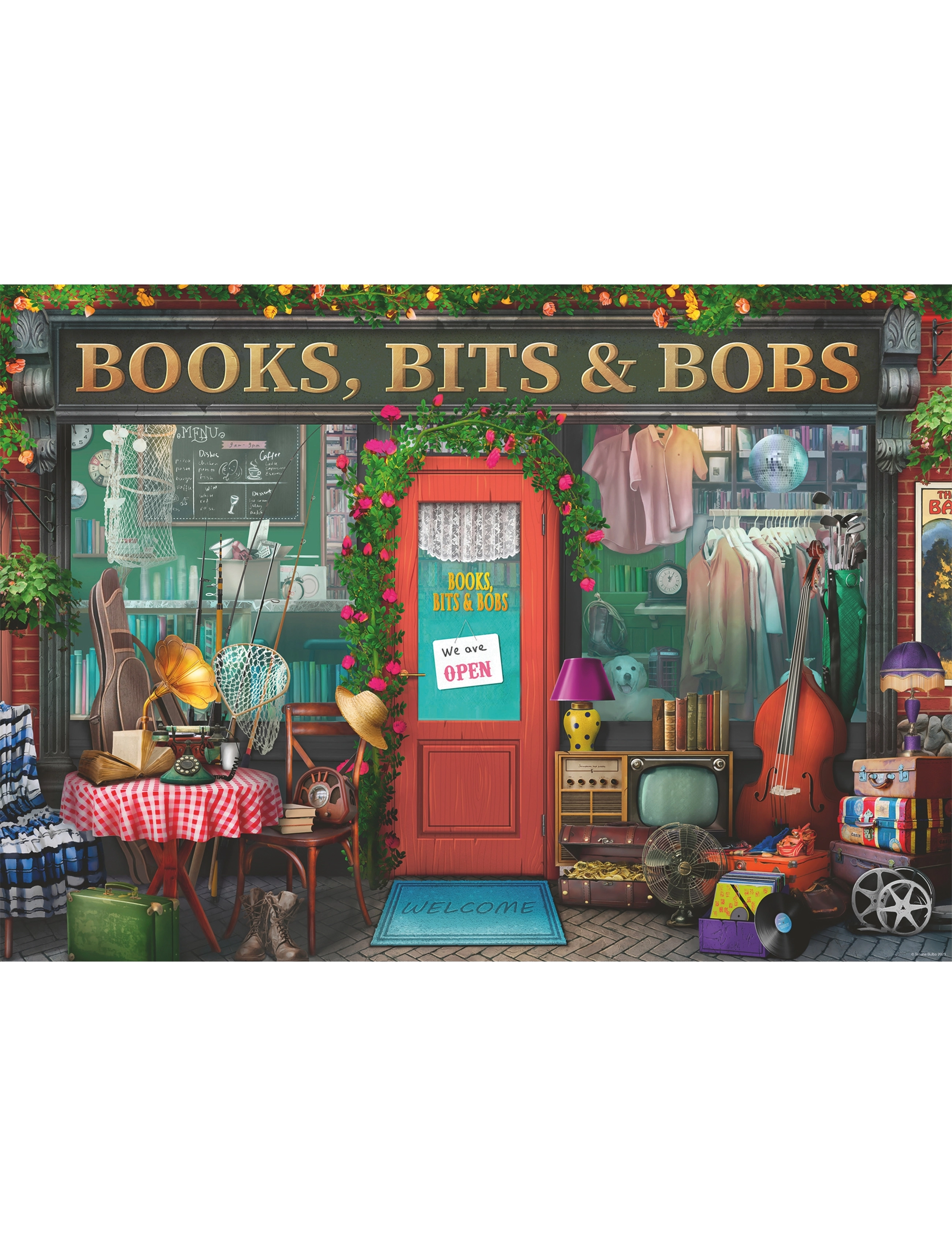 Ravensburger - Books, Bit's & Bobs 1000p - klassísk púsl - multi coloured - 1