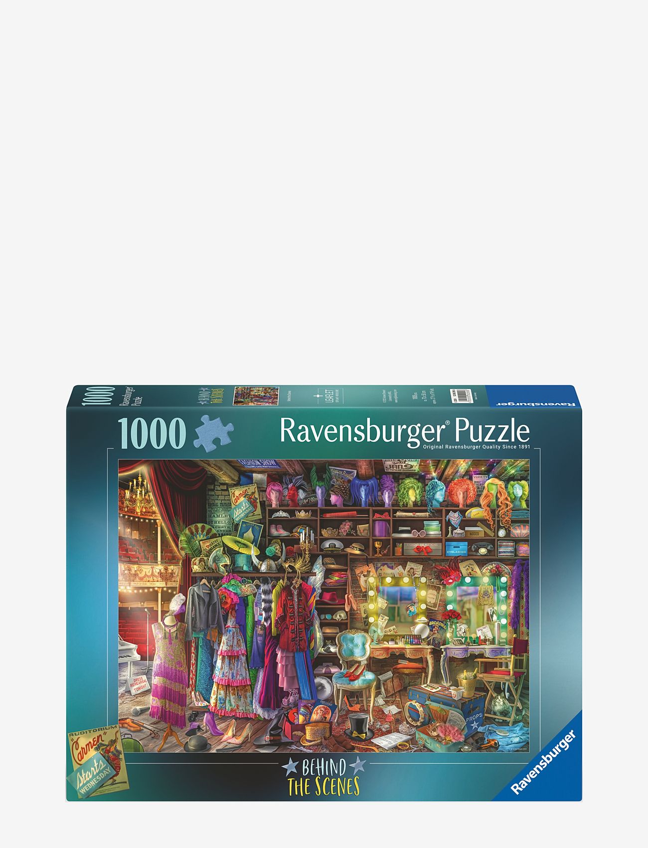 Ravensburger - Behind the Scenes 1000p - klassiske puslespil - multi coloured - 0
