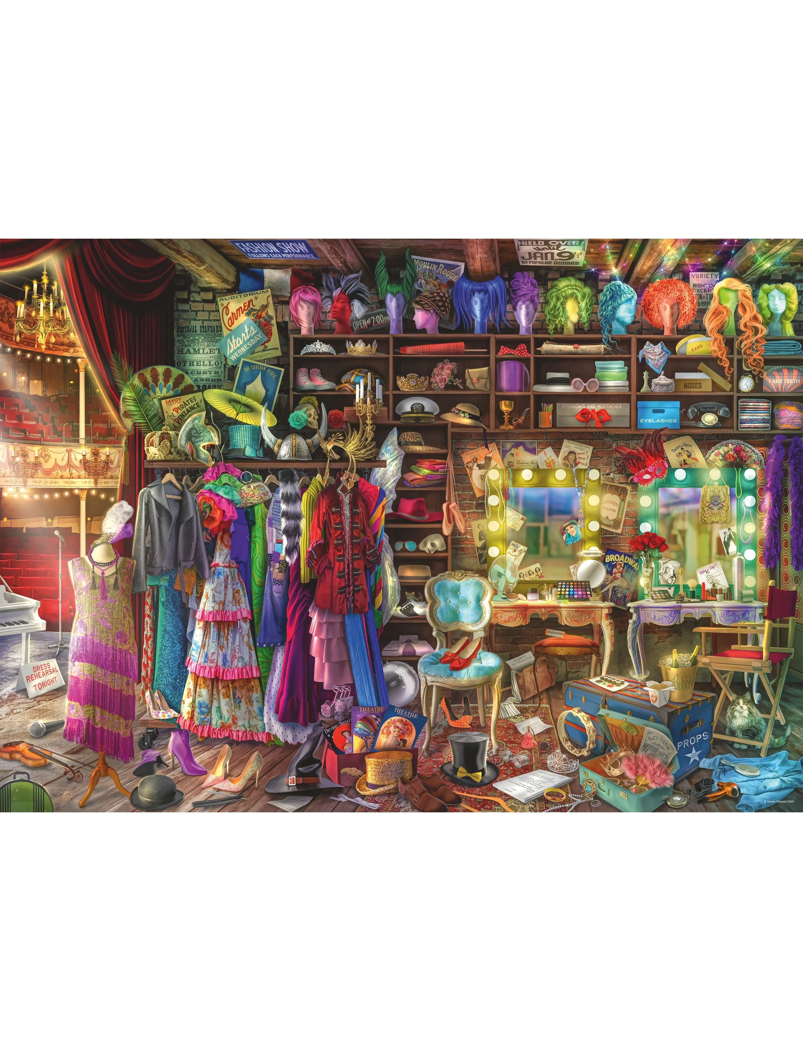 Ravensburger - Behind the Scenes 1000p - klassísk púsl - multi coloured - 1