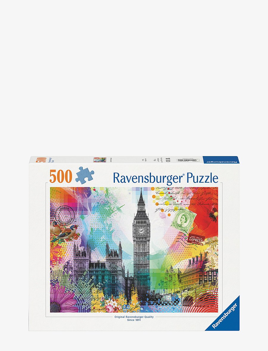 Ravensburger - London Postcard 500p - klassísk púsl - multi coloured - 0