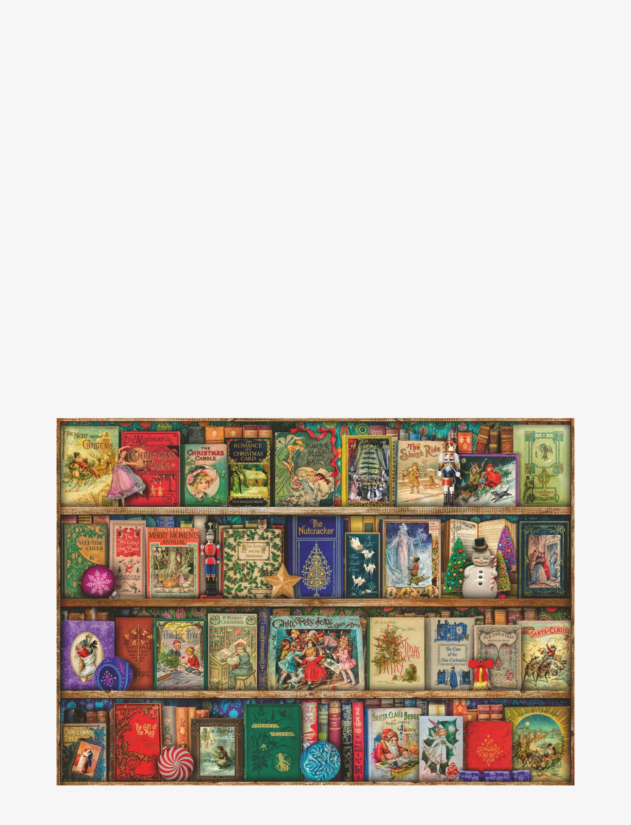 Ravensburger - Julebibliotek 1000p - klassiske puslespill - multi coloured - 1