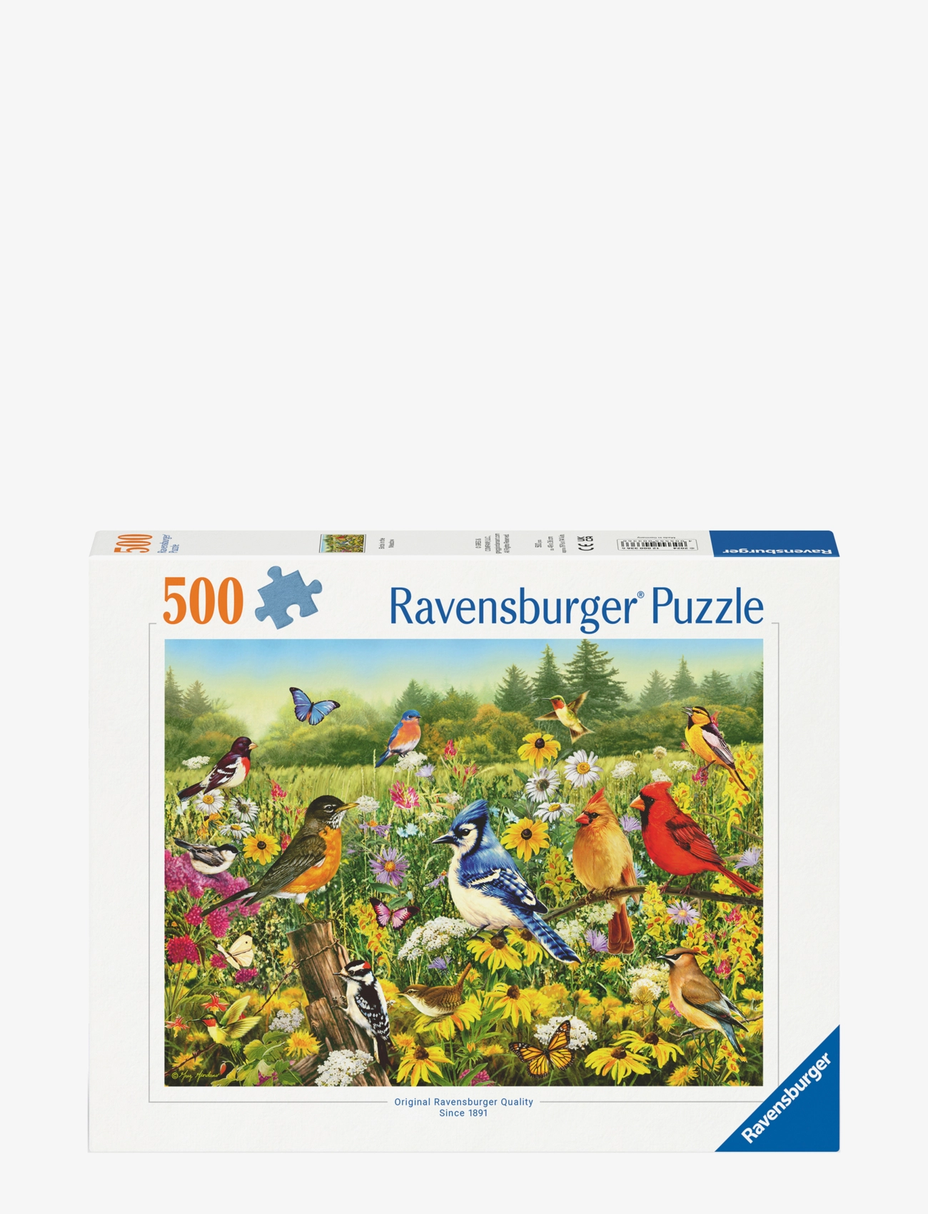 Ravensburger Birds in the Meadow 500p - 4 for 3 - MULTI COLOURED / multi