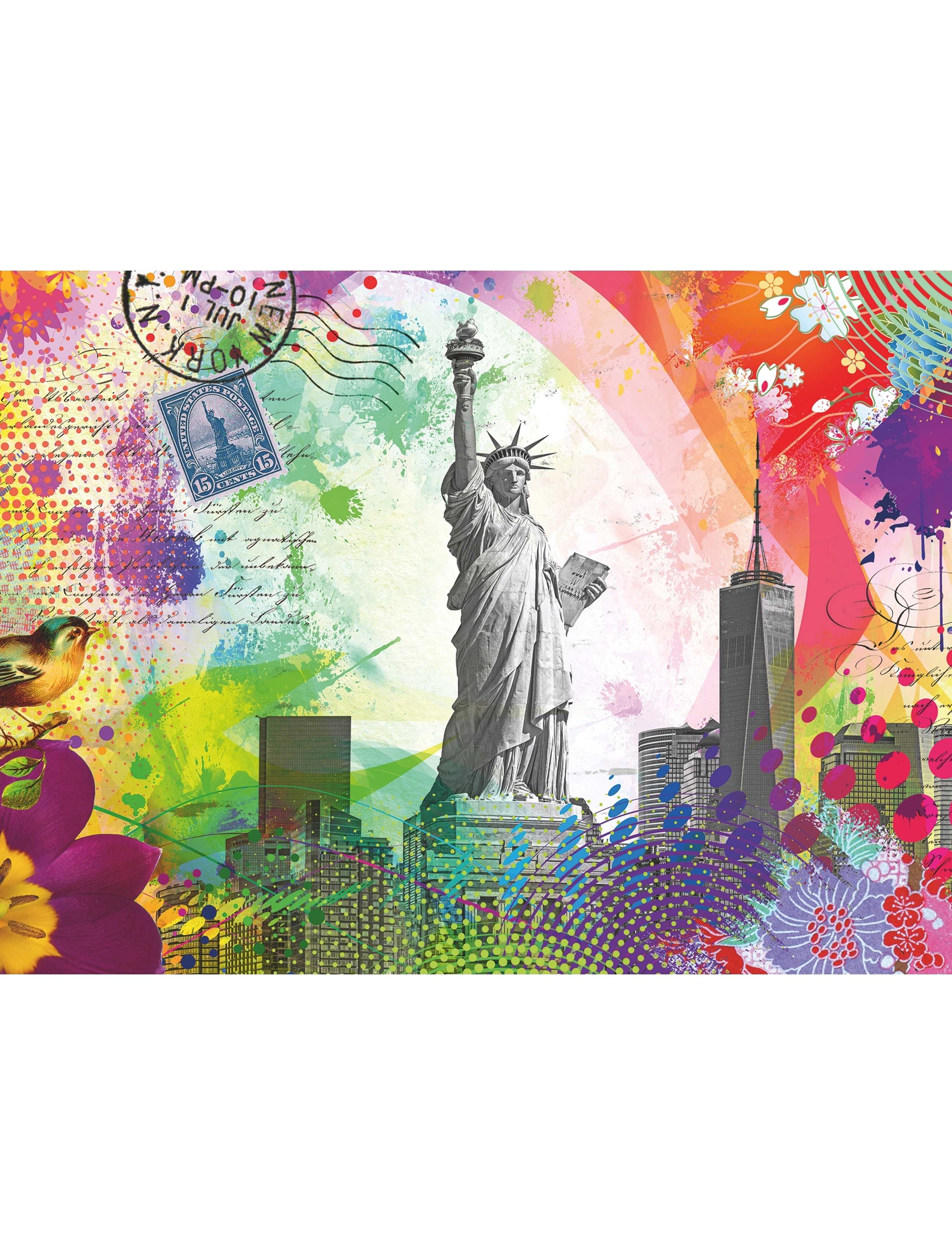 Ravensburger - New York Postcard 500p - klassiset palapelit - multi coloured - 1