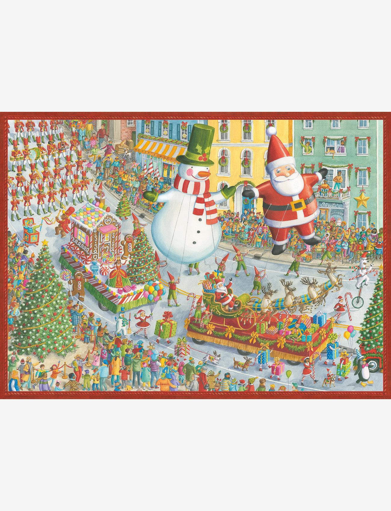 Ravensburger - Here Comes Christmas! 500p - klassísk púsl - multi coloured - 1