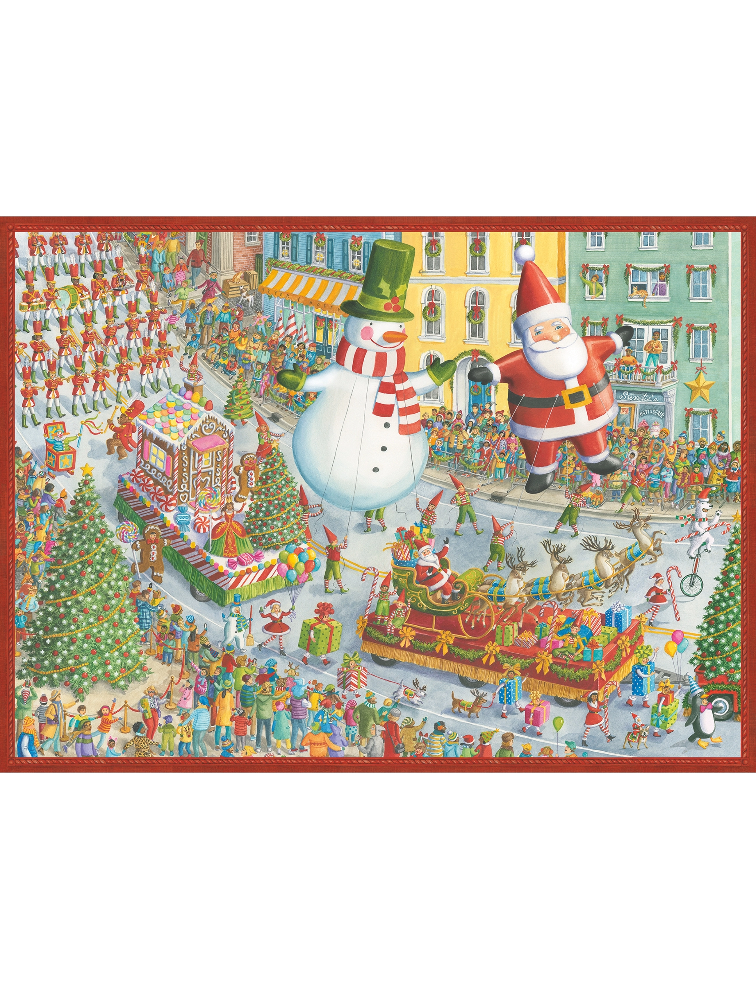 Ravensburger - Here Comes Christmas! 500p - klassiske puslespil - multi coloured - 1