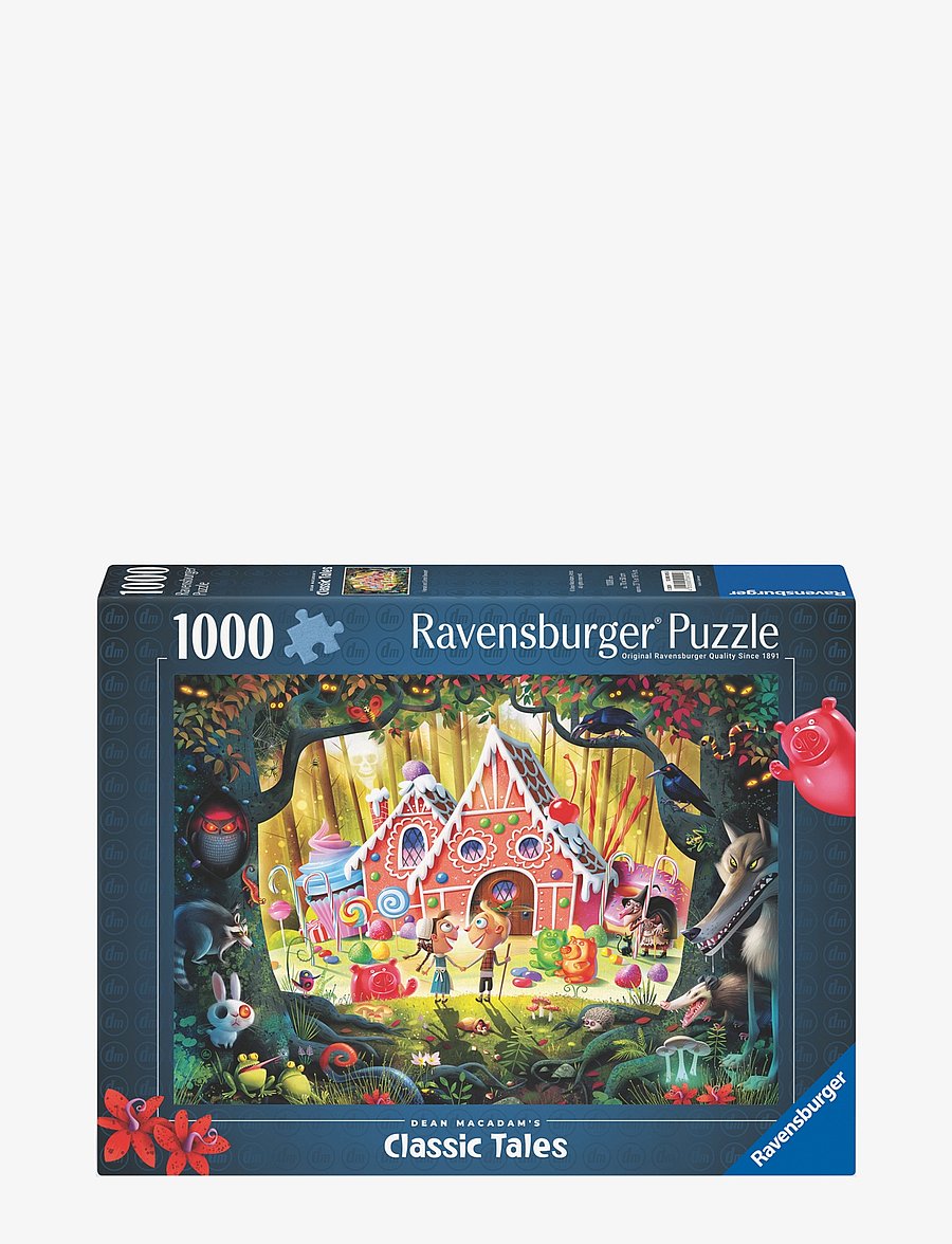Ravensburger - Hansel and Gretel Beware 1000p - klassísk púsl - multi coloured - 0
