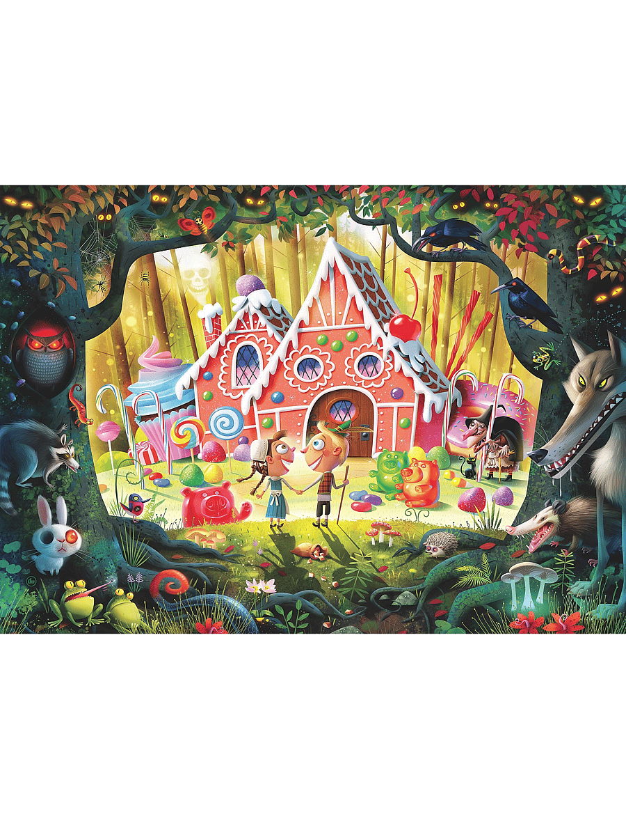 Ravensburger - Hansel and Gretel Beware 1000p - klassísk púsl - multi coloured - 1