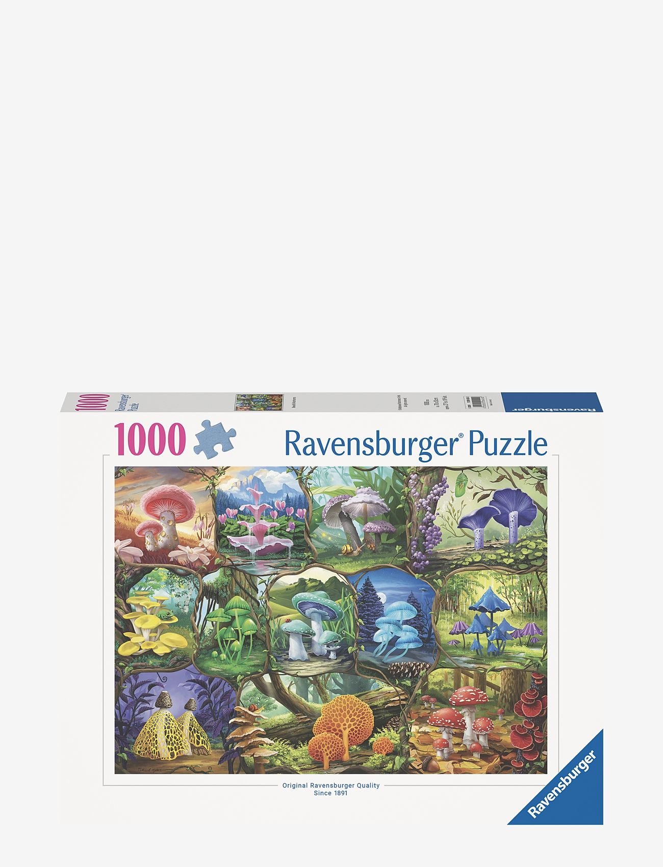 Ravensburger - Beautiful Mushrooms 1000p - klassiska pussel - multi coloured - 0