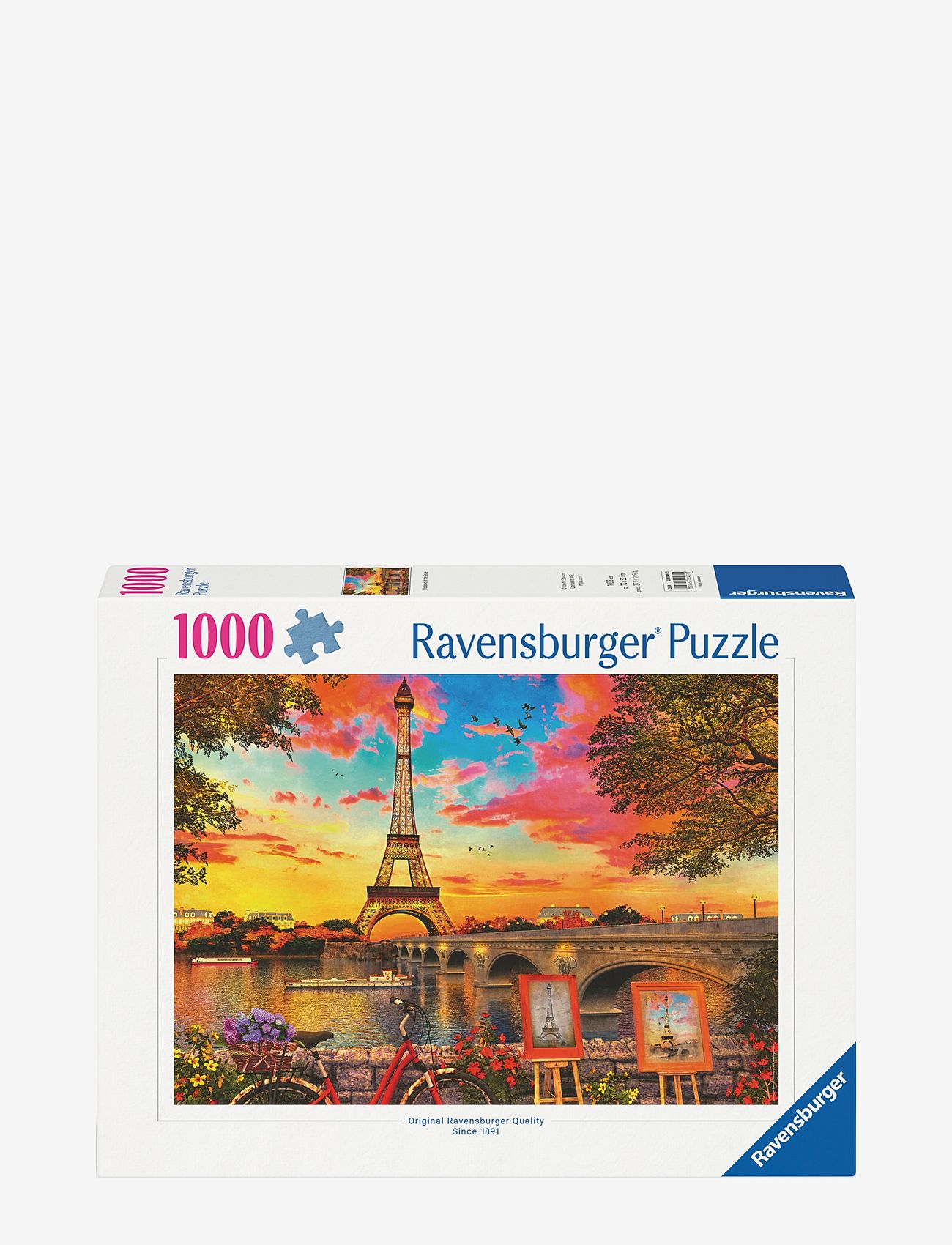 Ravensburger - The Banks Of The Seine 1000p - klassiske puslespil - multi coloured - 0