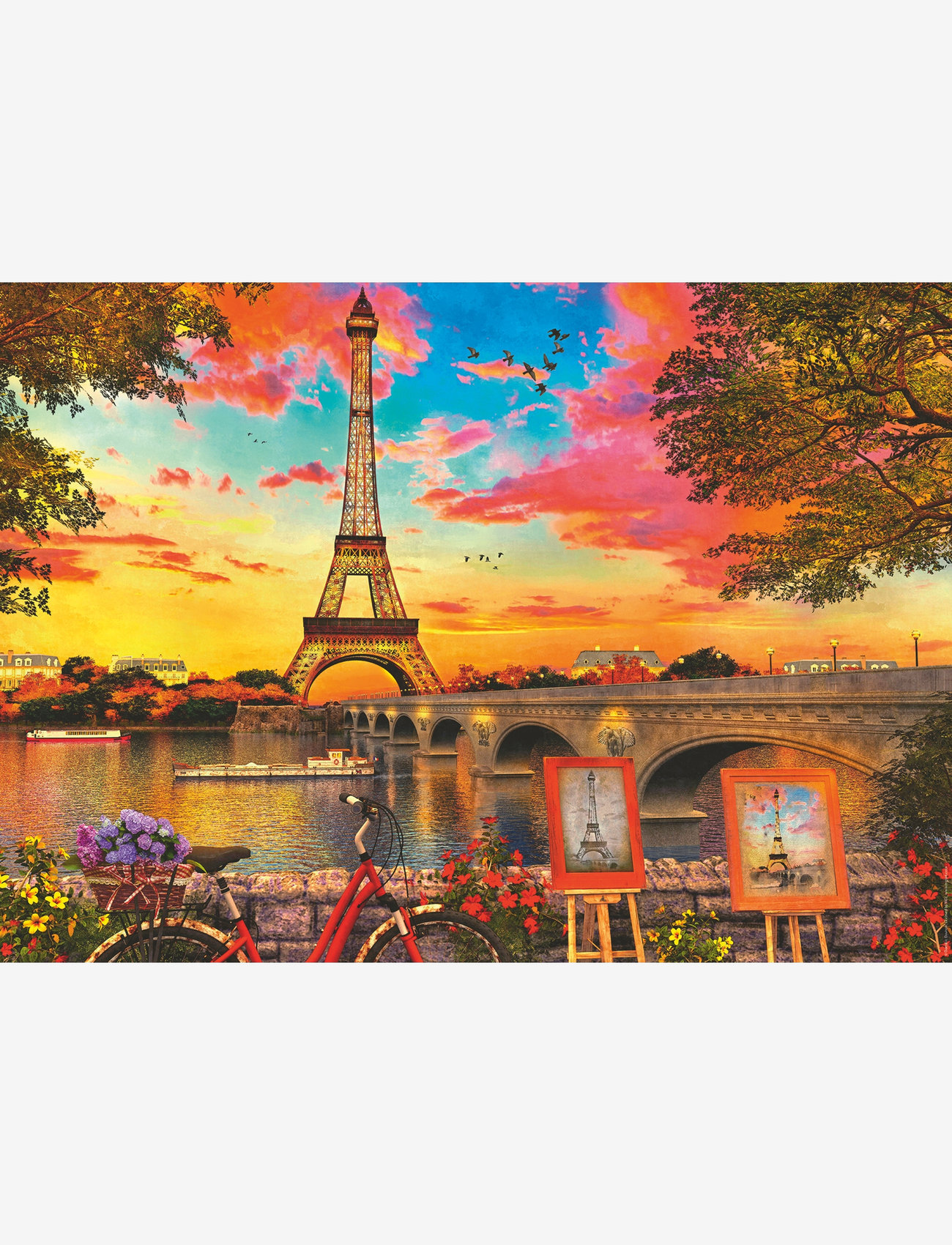 Ravensburger - The Banks Of The Seine 1000p - klassiske puslespil - multi coloured - 1