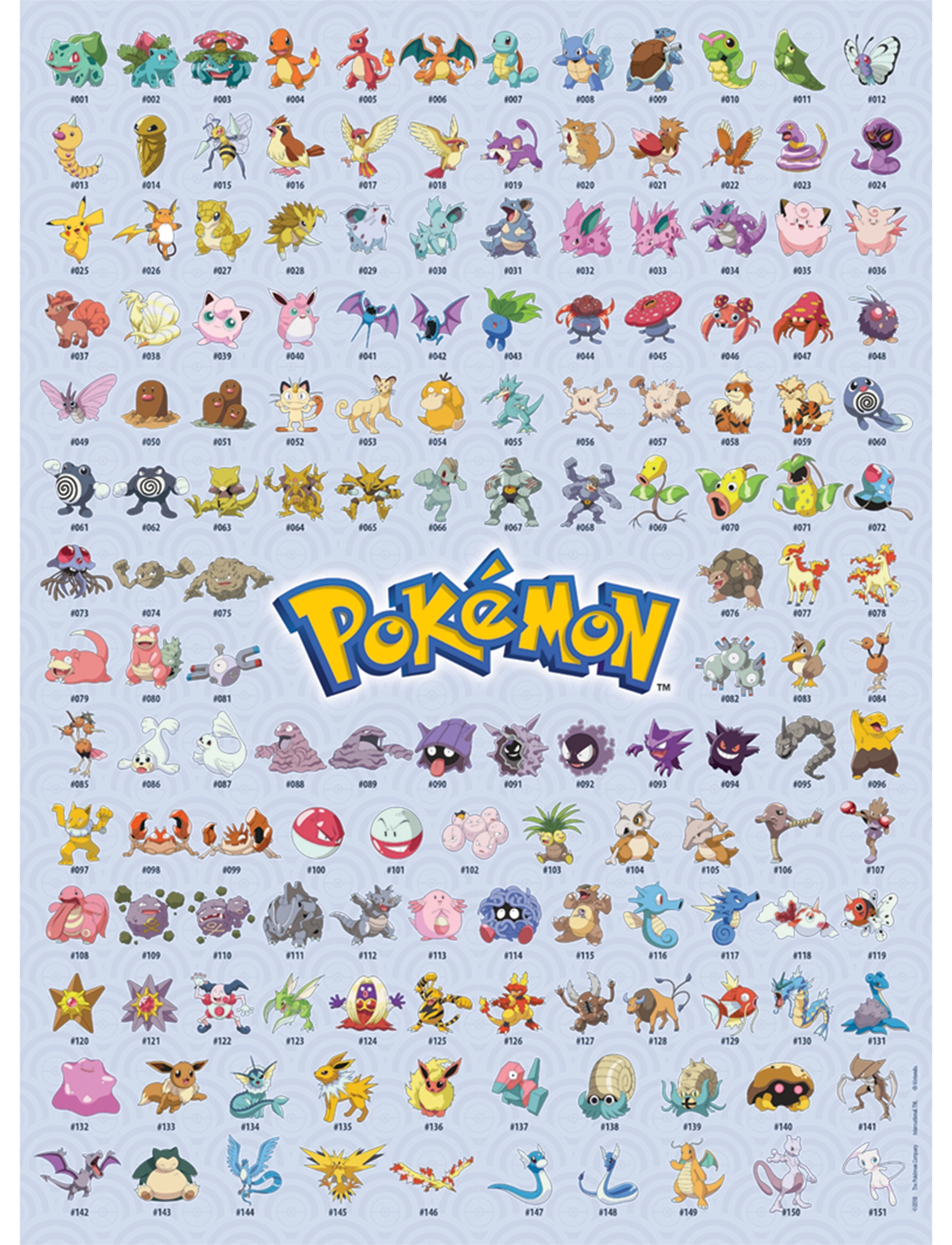 Ravensburger - Pokémon – The First 151! 500p - klassiske puslespil - multi coloured - 1