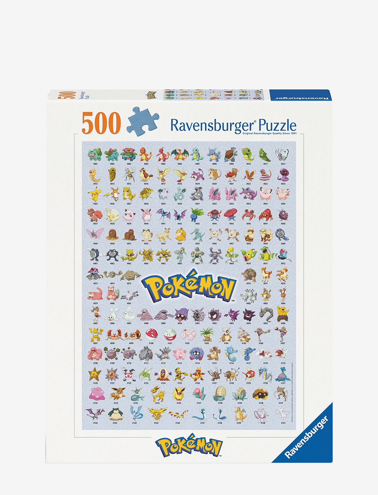 Ravensburger - Pokémon – The First 151! 500p - klassiska pussel - multi coloured - 0