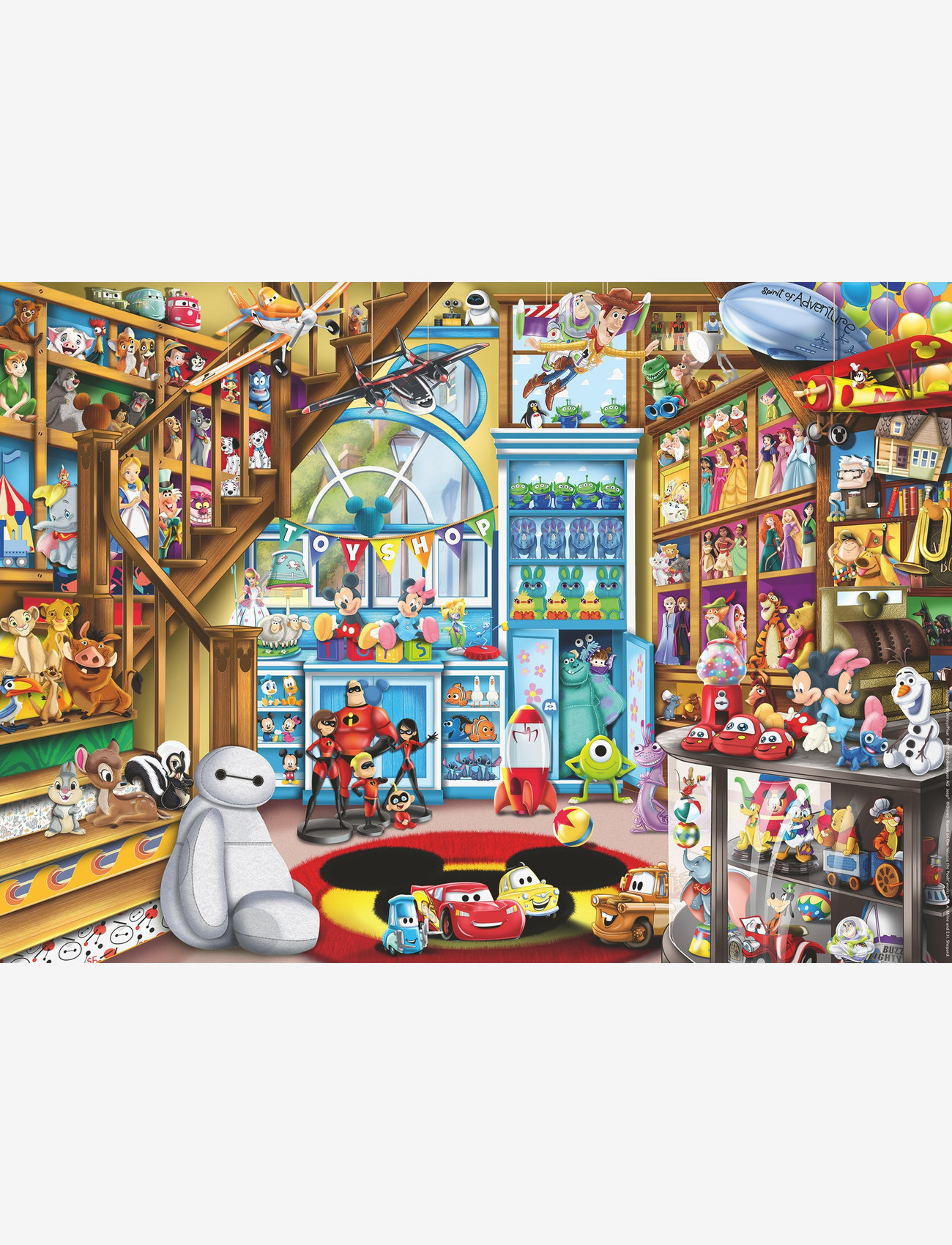 Ravensburger - Disney Multiproperty 1000p - klassiske puslespil - multi coloured - 1