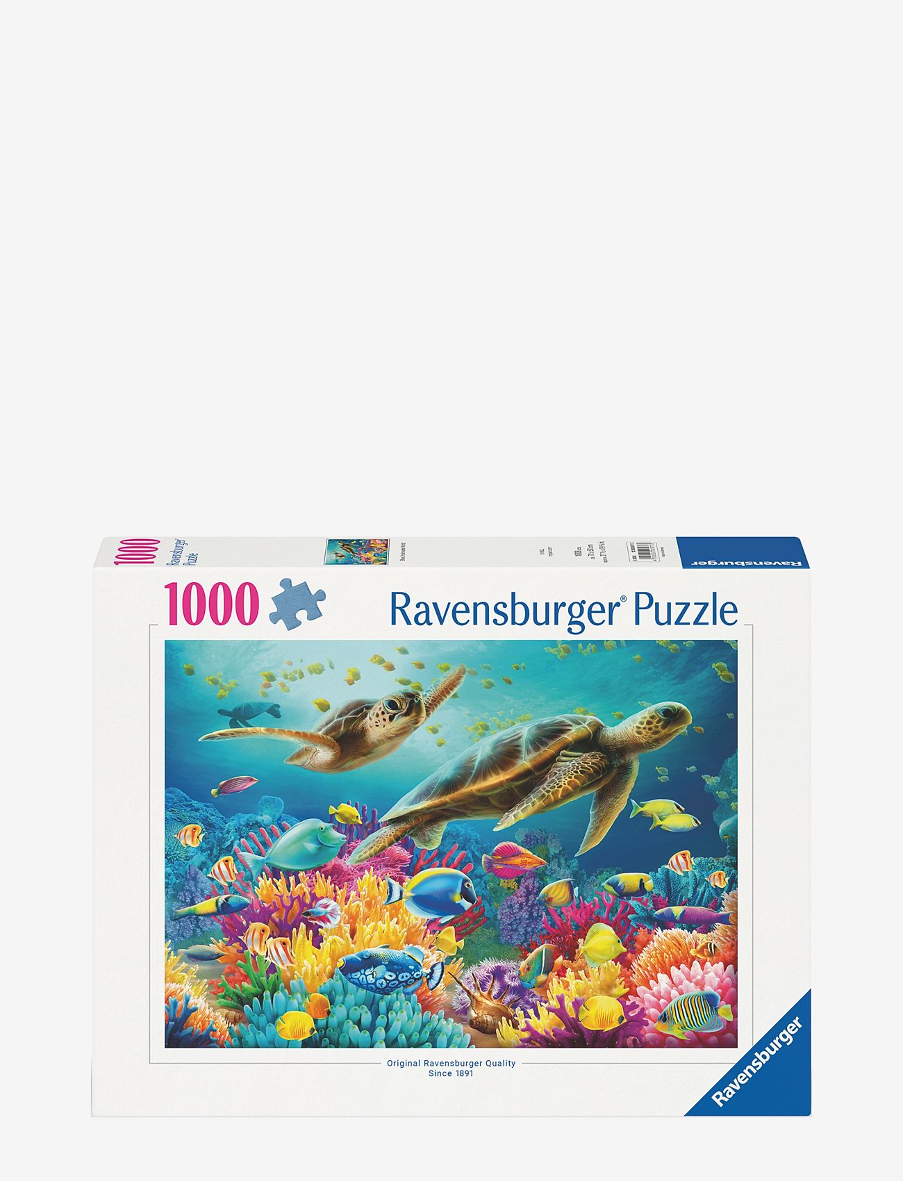 Ravensburger - Blue Underwater World 1000p - klassiska pussel - multi coloured - 0