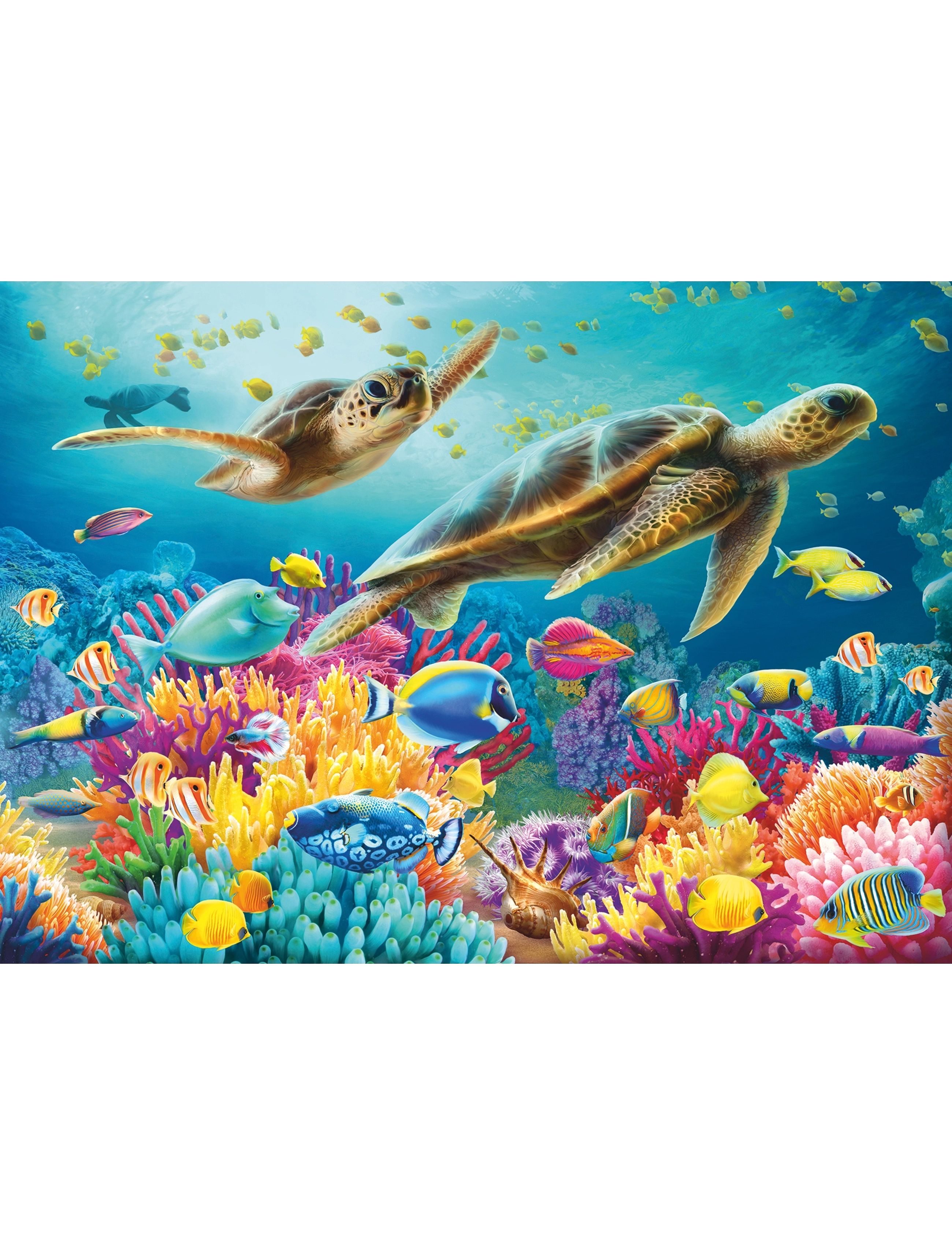 Ravensburger - Blue Underwater World 1000p - klassísk púsl - multi coloured - 1