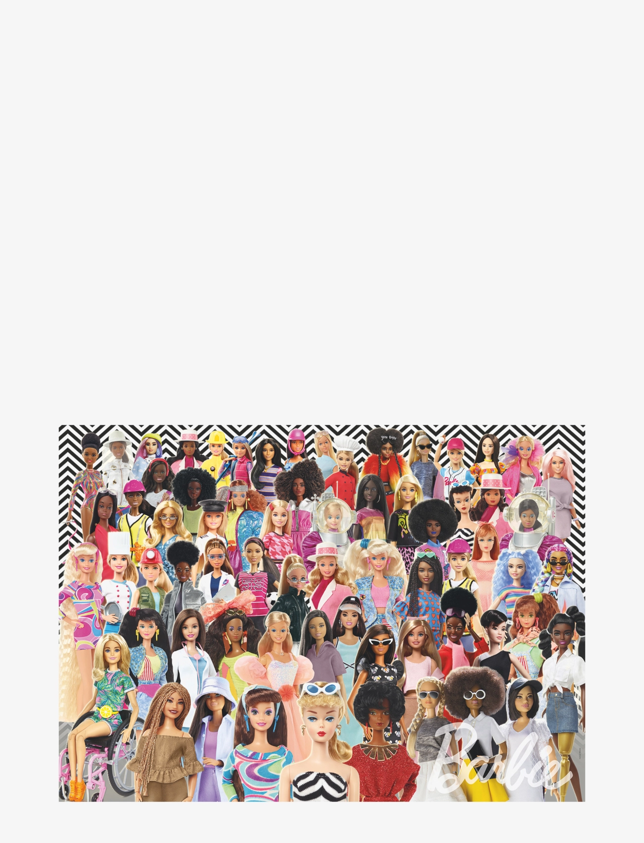 Ravensburger - Barbie Challenge 1000p - klassiset palapelit - multi coloured - 1