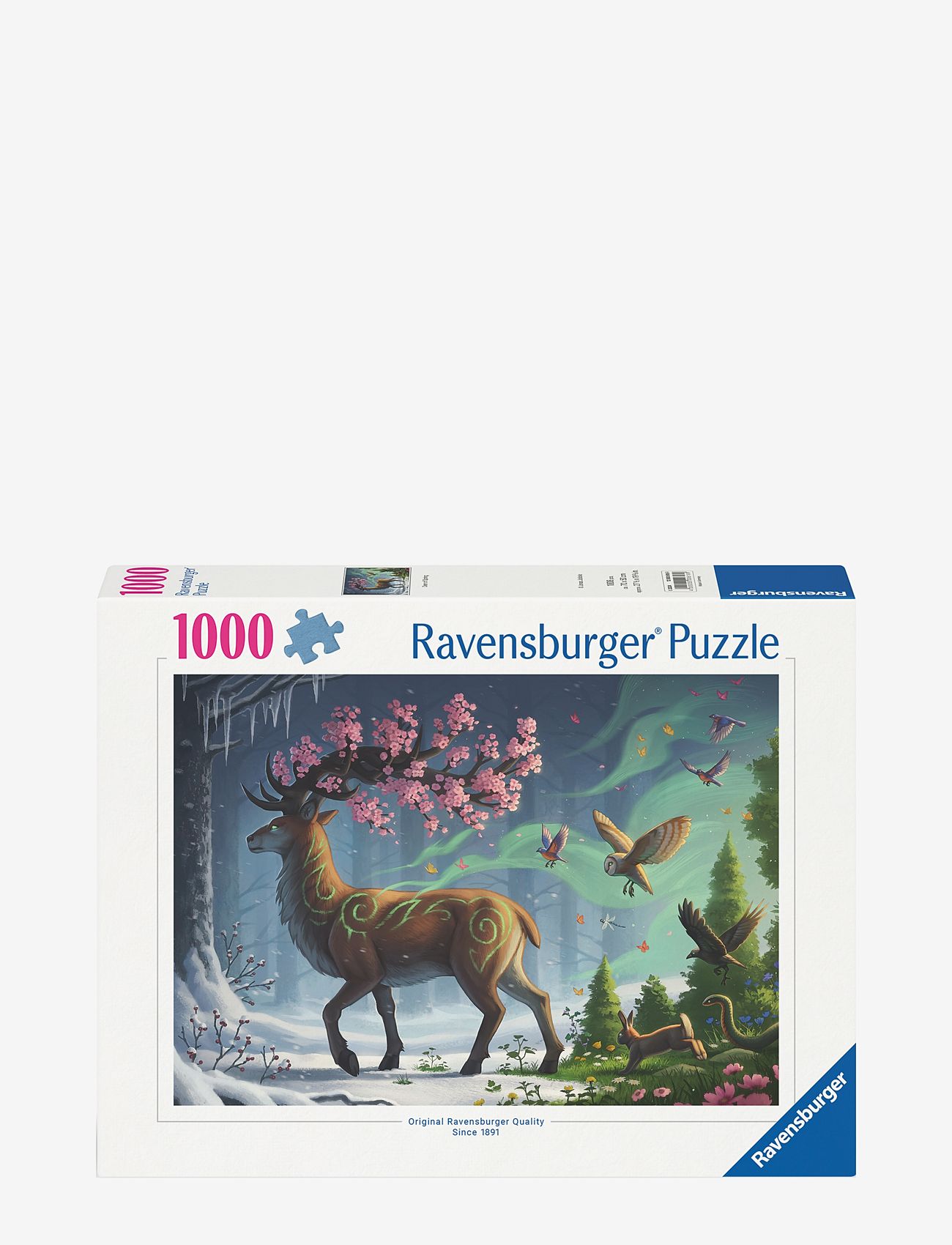 Ravensburger - Spring Deer 1000p - klassiska pussel - multi coloured - 0