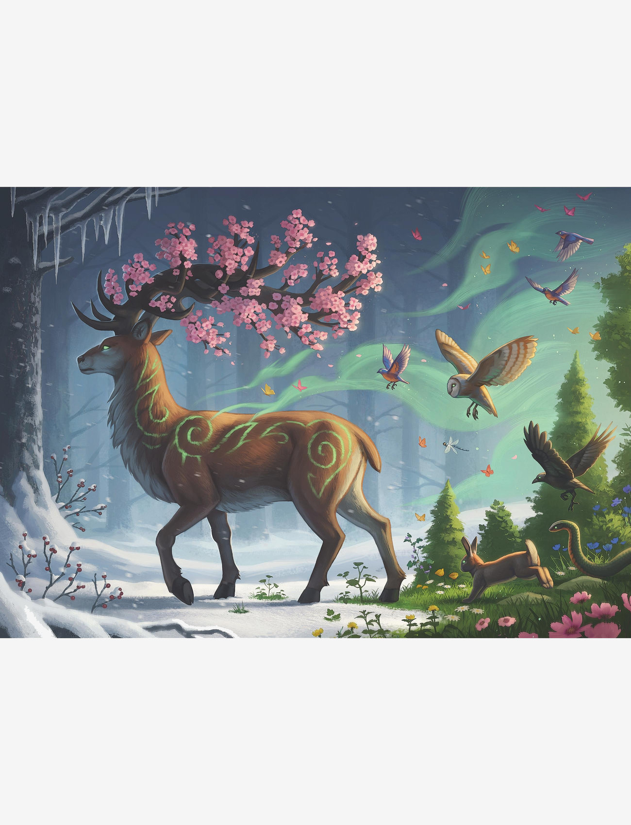 Ravensburger - Spring Deer 1000p - klassiska pussel - multi coloured - 1