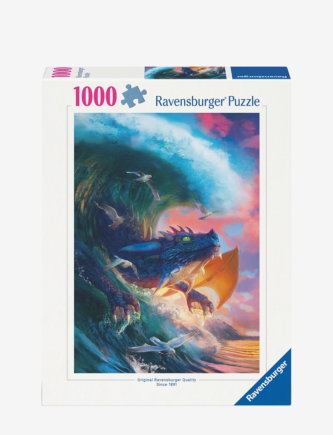 Ravensburger - Dragon Race 1000p - classic puzzles - multi coloured - 0