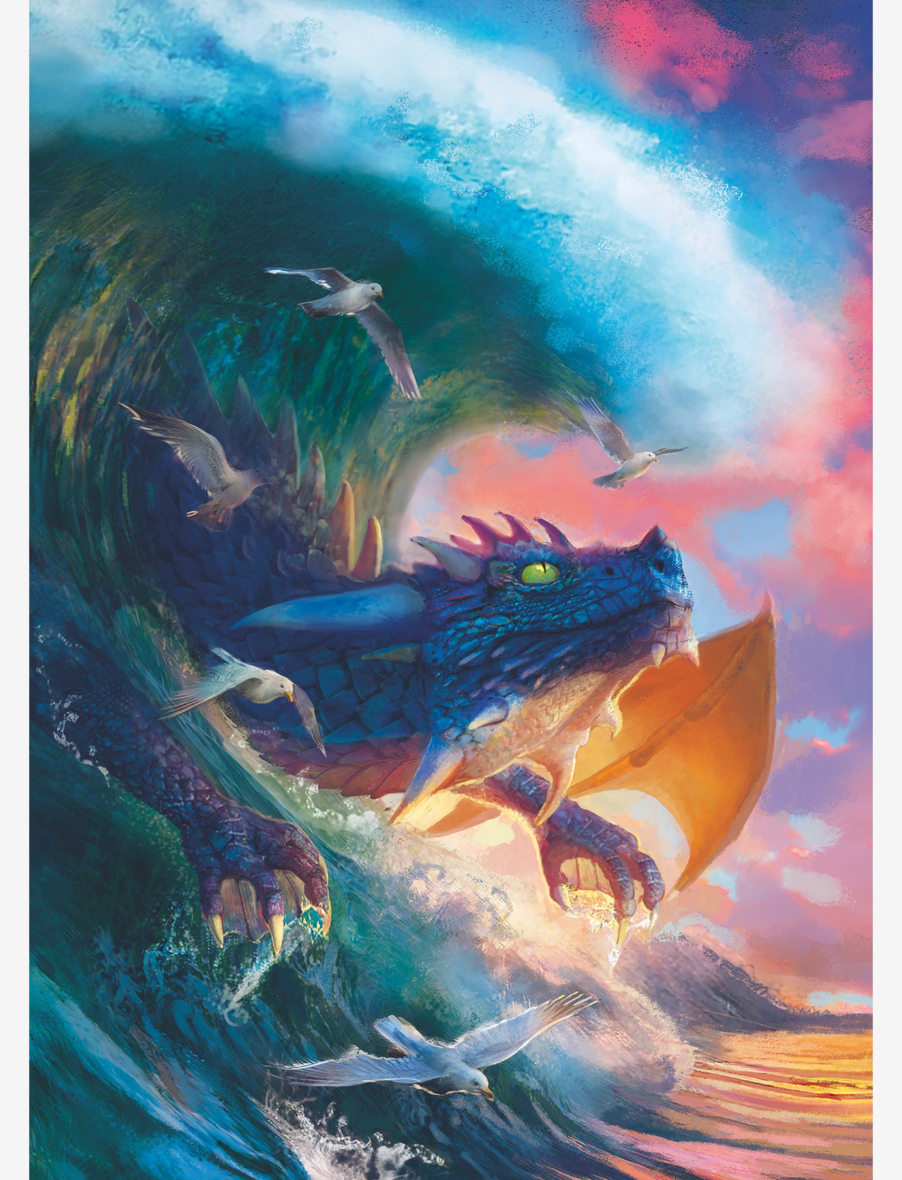 Ravensburger - Dragon Race 1000p - classic puzzles - multi coloured - 1