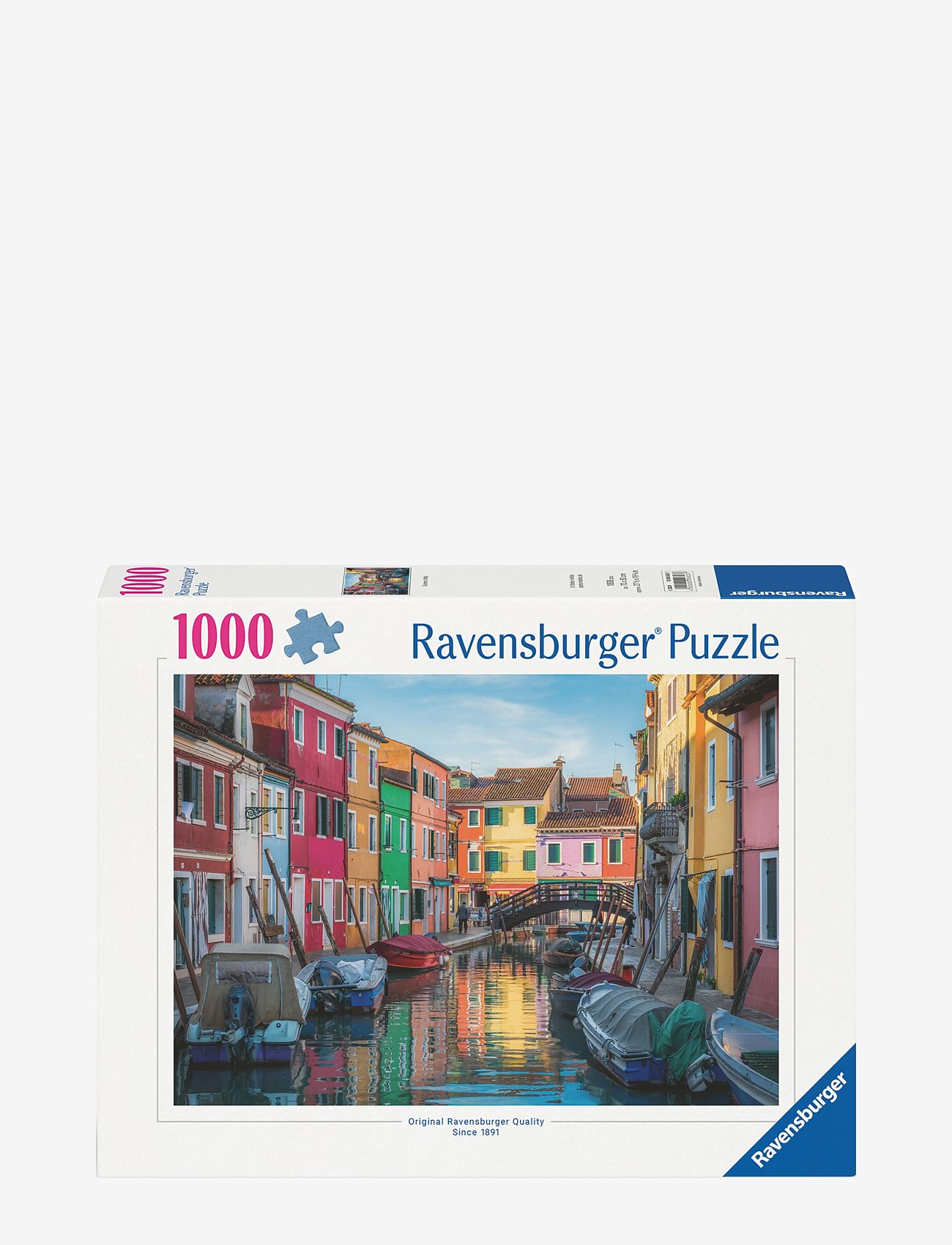 Ravensburger - Burano Canal, Venice 1000p - classic puzzles - multi coloured - 0