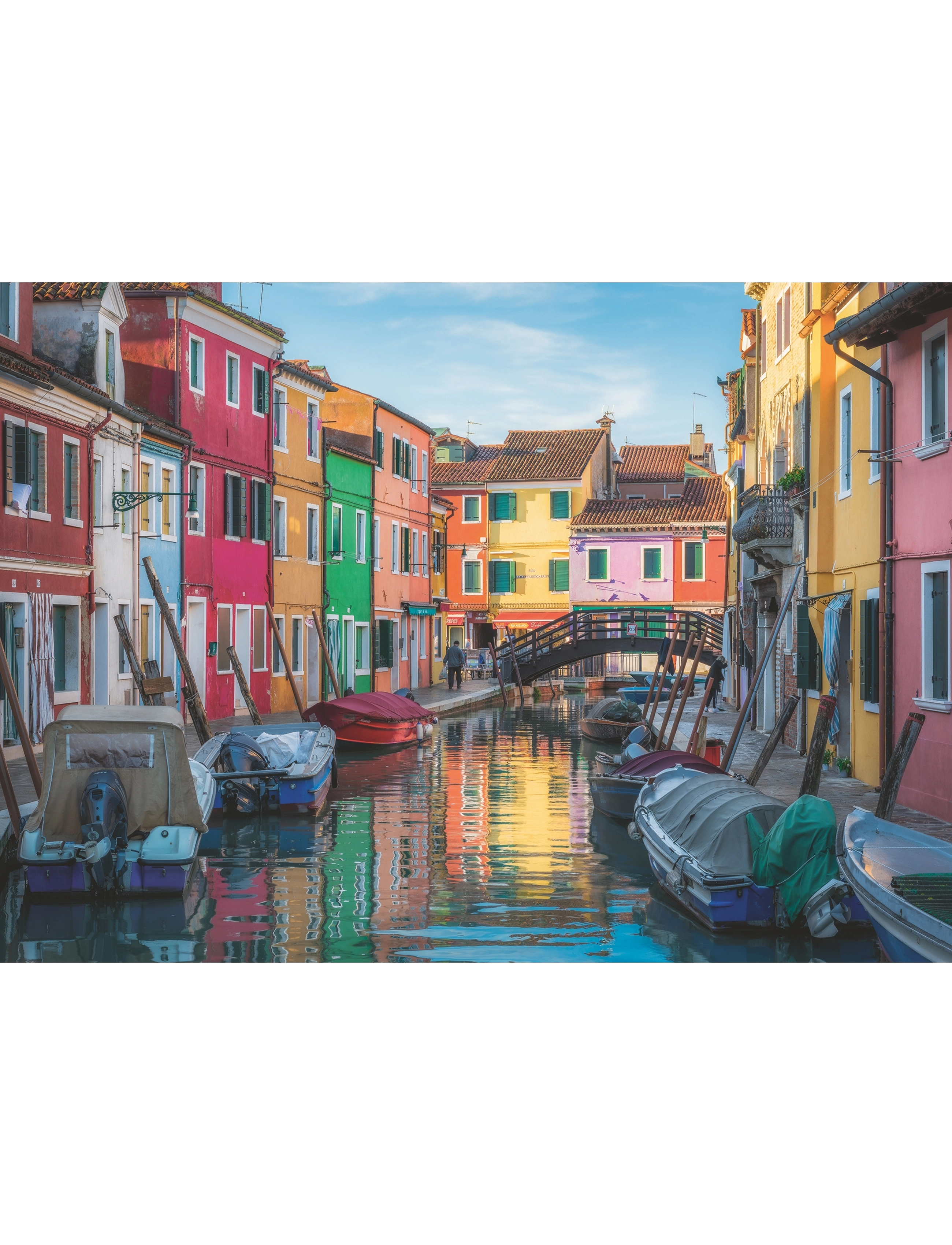 Ravensburger - Burano Canal, Venice 1000p - klassiska pussel - multi coloured - 1