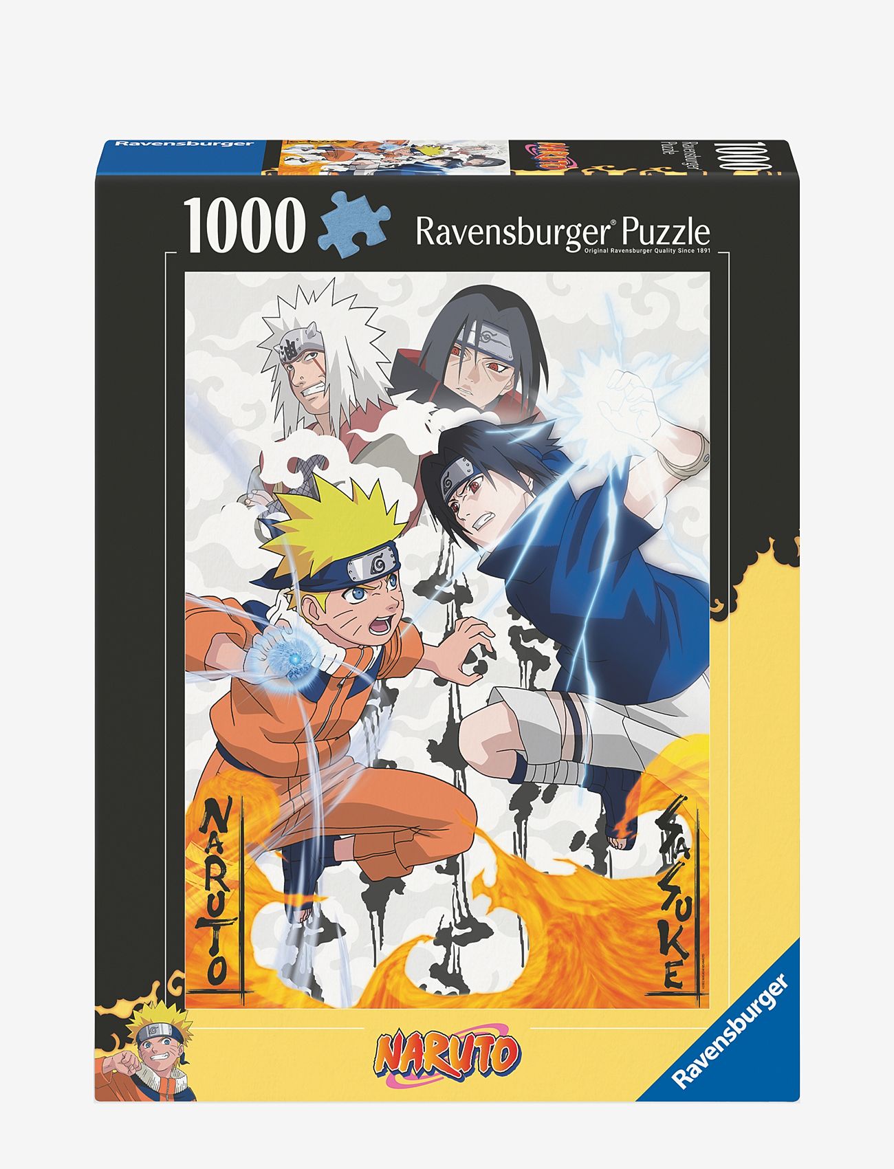 Ravensburger - Naruto vs Sasuke 1000p - classic puzzles - multi coloured - 0