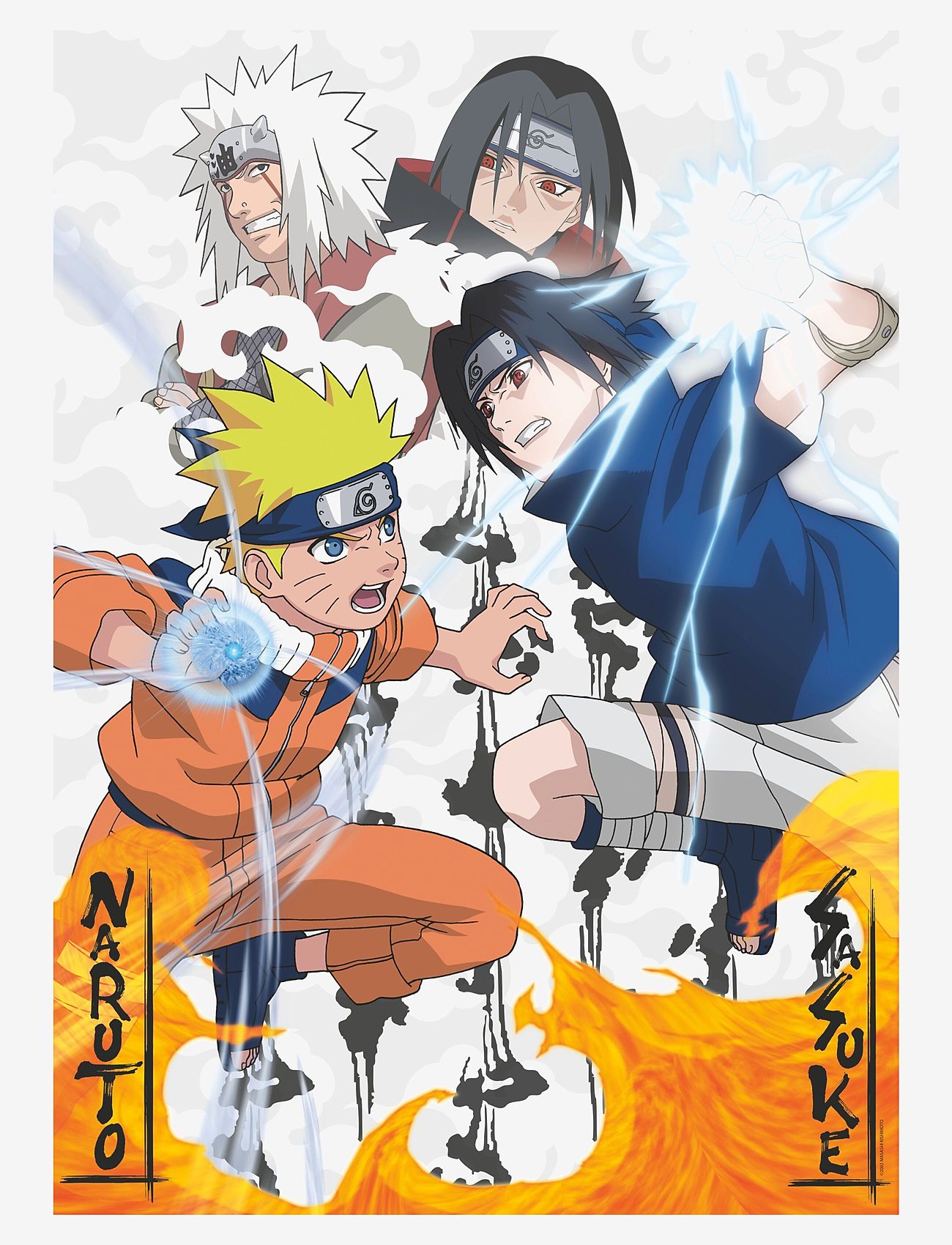 Ravensburger - Naruto vs Sasuke 1000p - classic puzzles - multi coloured - 1