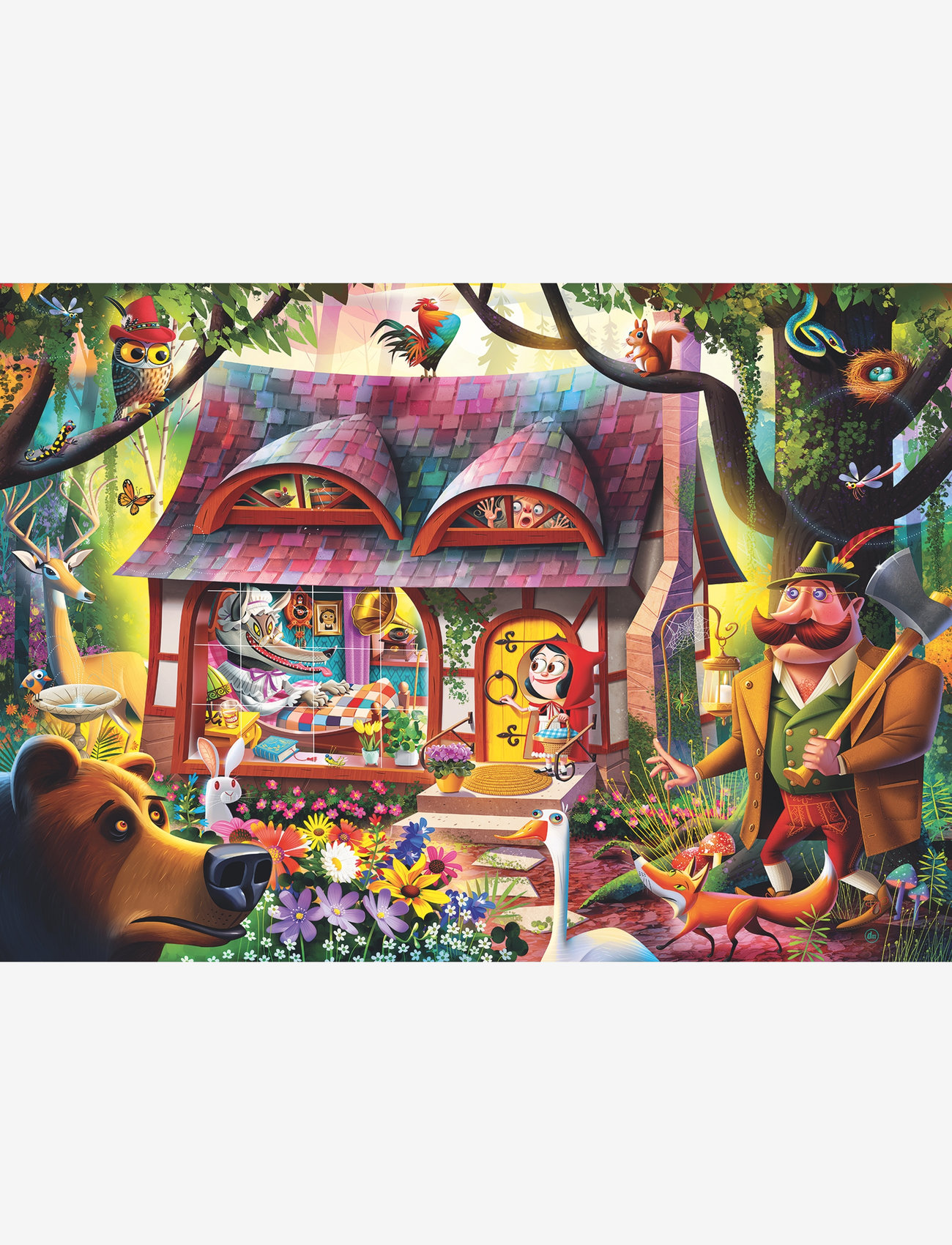 Ravensburger - Come In Red Riding Hood 1000p - classic puzzles - multi coloured - 1