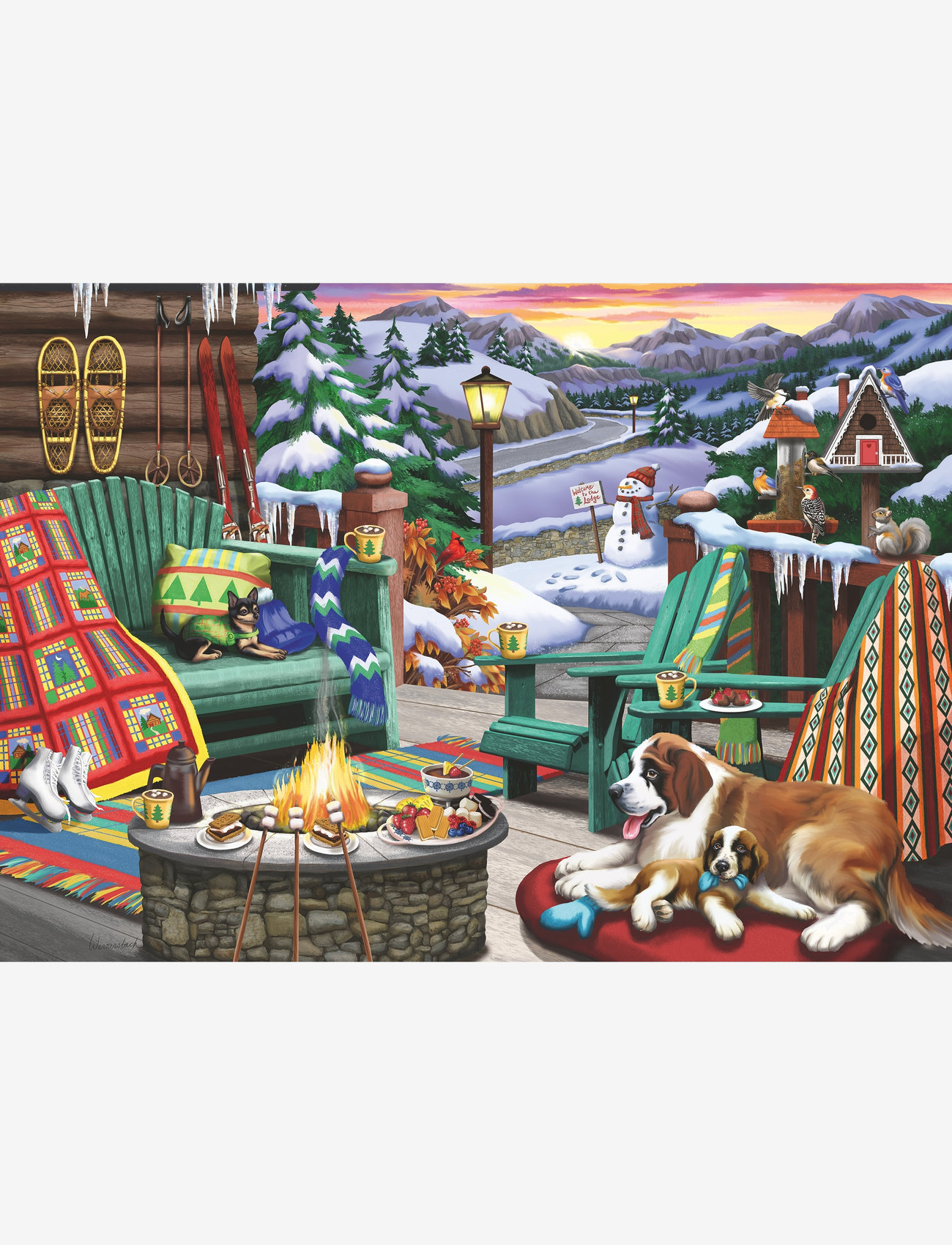 Ravensburger - Aprés All Day 1000p - klassiske puslespil - multi coloured - 1