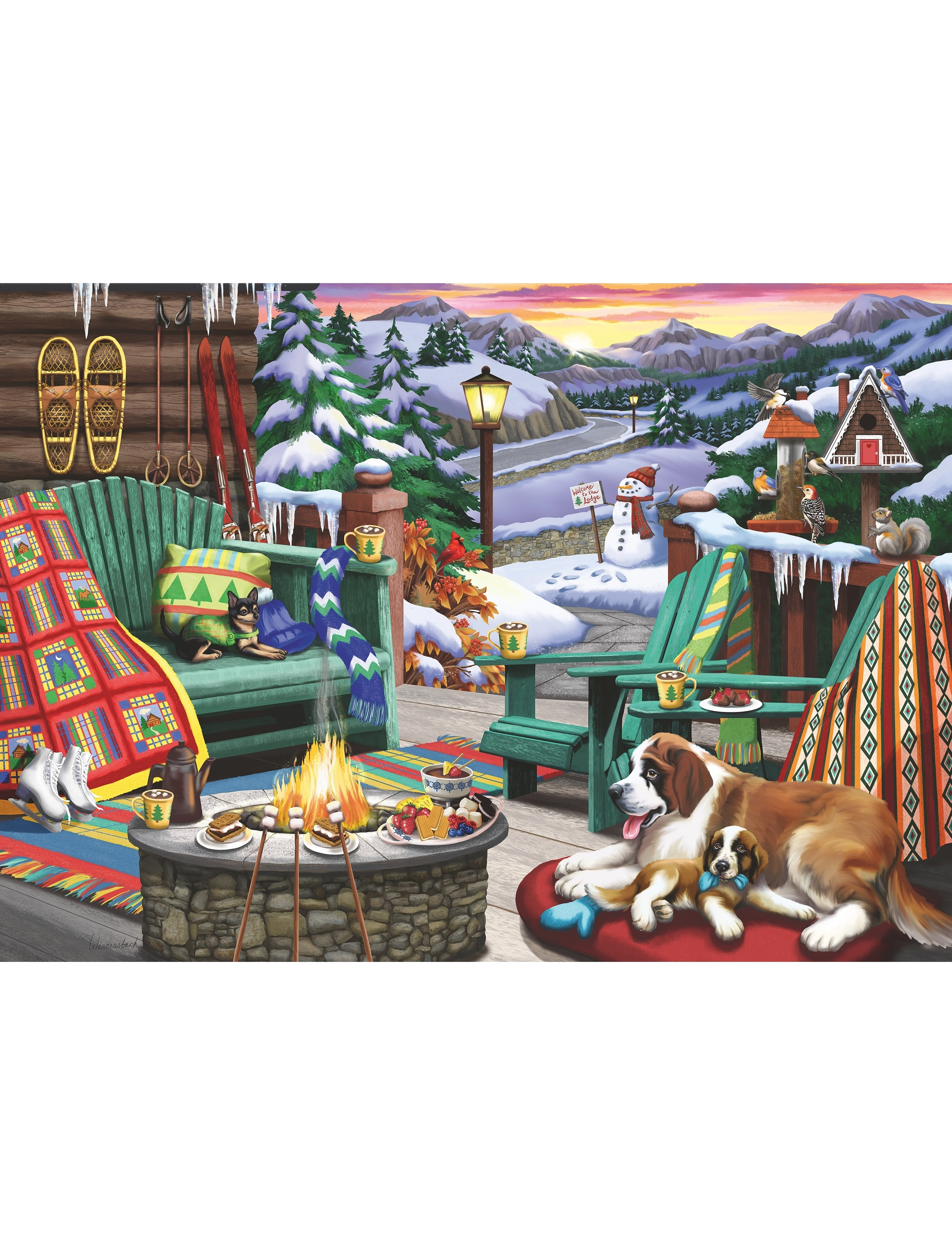 Ravensburger - Aprés All Day 1000p - klassiske puslespil - multi coloured - 1