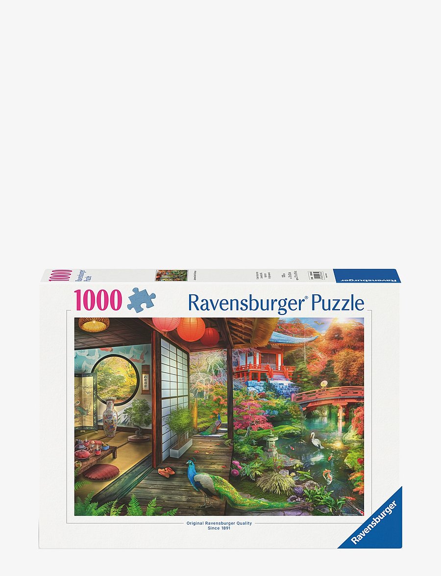 Ravensburger - Japanese Garden Teahouse Kyoto 1000p - klassísk púsl - multi coloured - 0